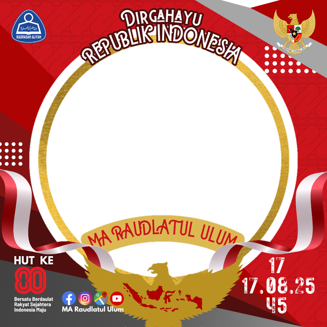 HUT RI KE-80Twibbon Tanpa Watermark