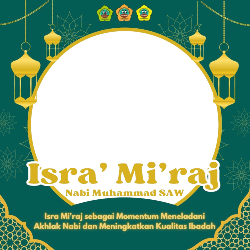 ISRA MIRAJ 2026Twibbon Tanpa Watermark