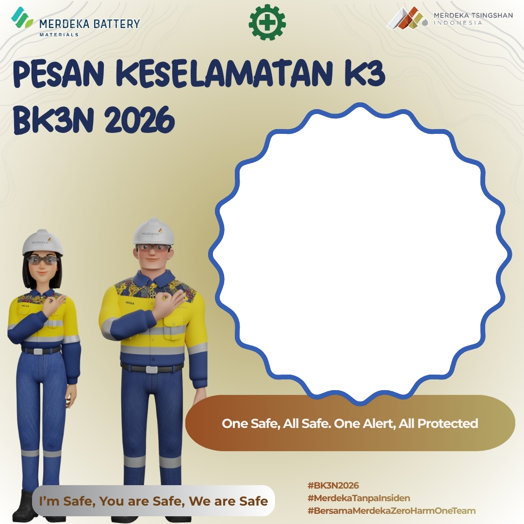 Lomba Pesan Keselamatan BK3N 2026Twibbon Tanpa Watermark