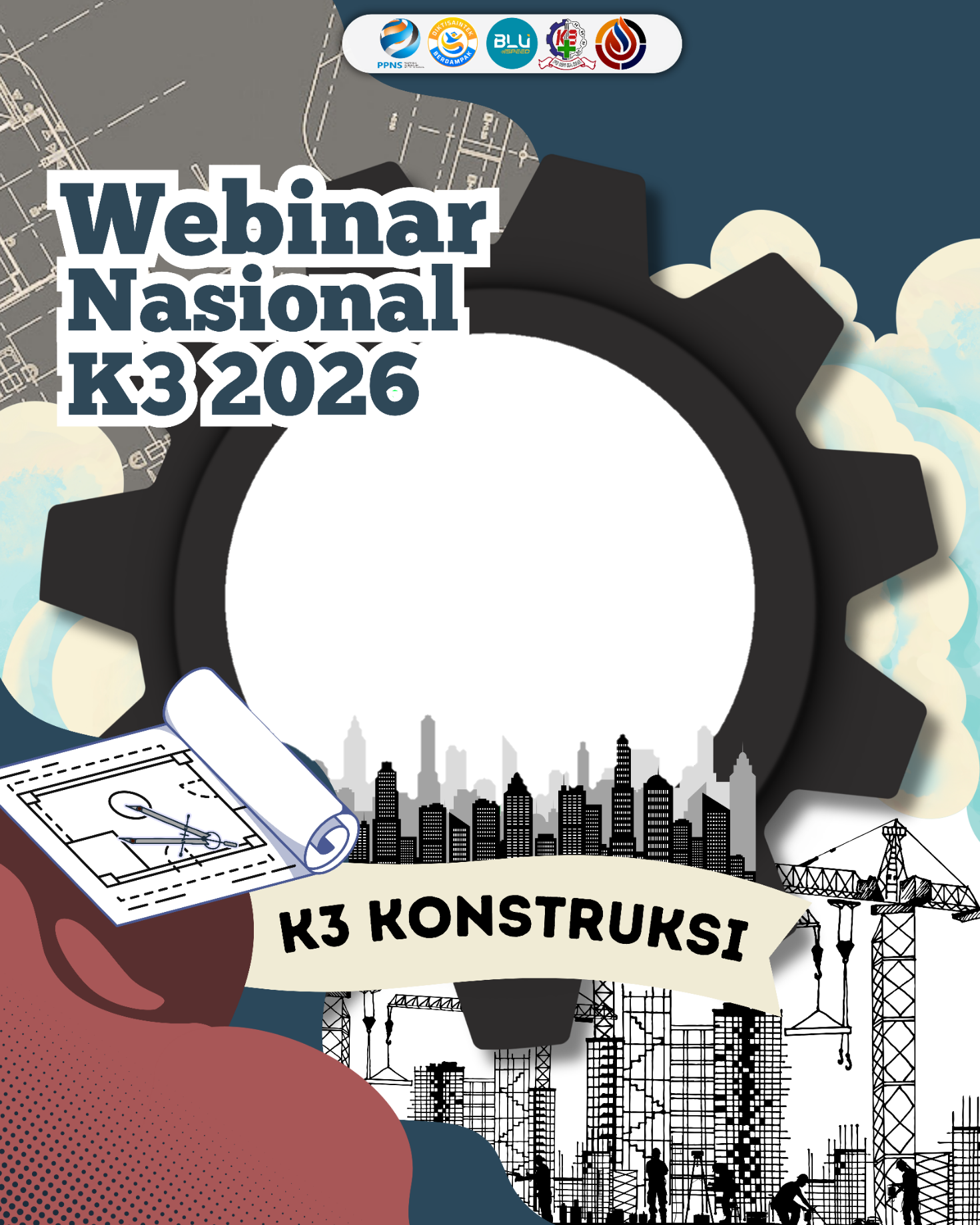 Webinar Nasional K3 2026Twibbon Tanpa Watermark