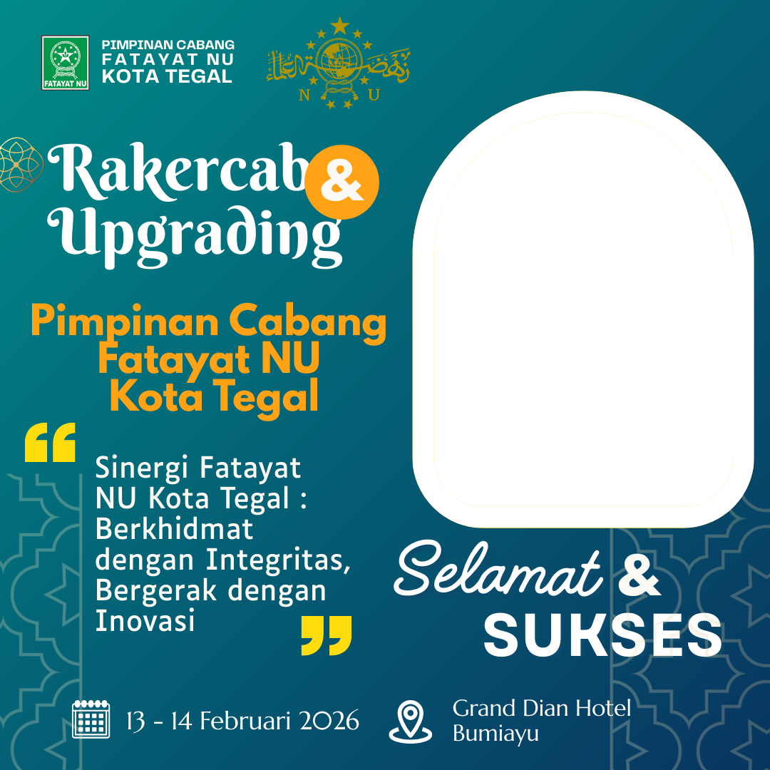Rakercab Fatayat Kota TegalTwibbon Tanpa Watermark