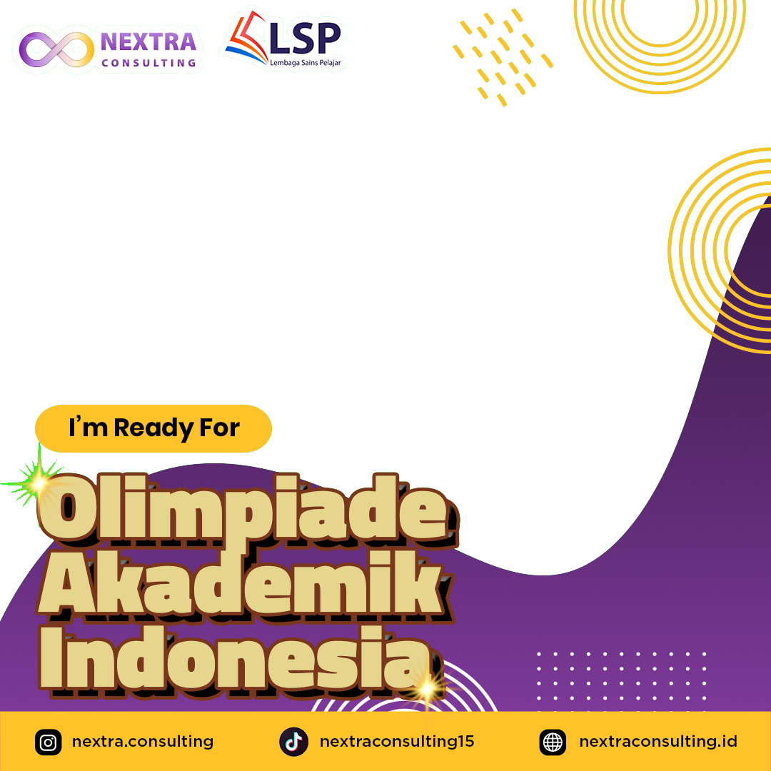 Olimpiade Akademik IndonesiaTwibbon Tanpa Watermark