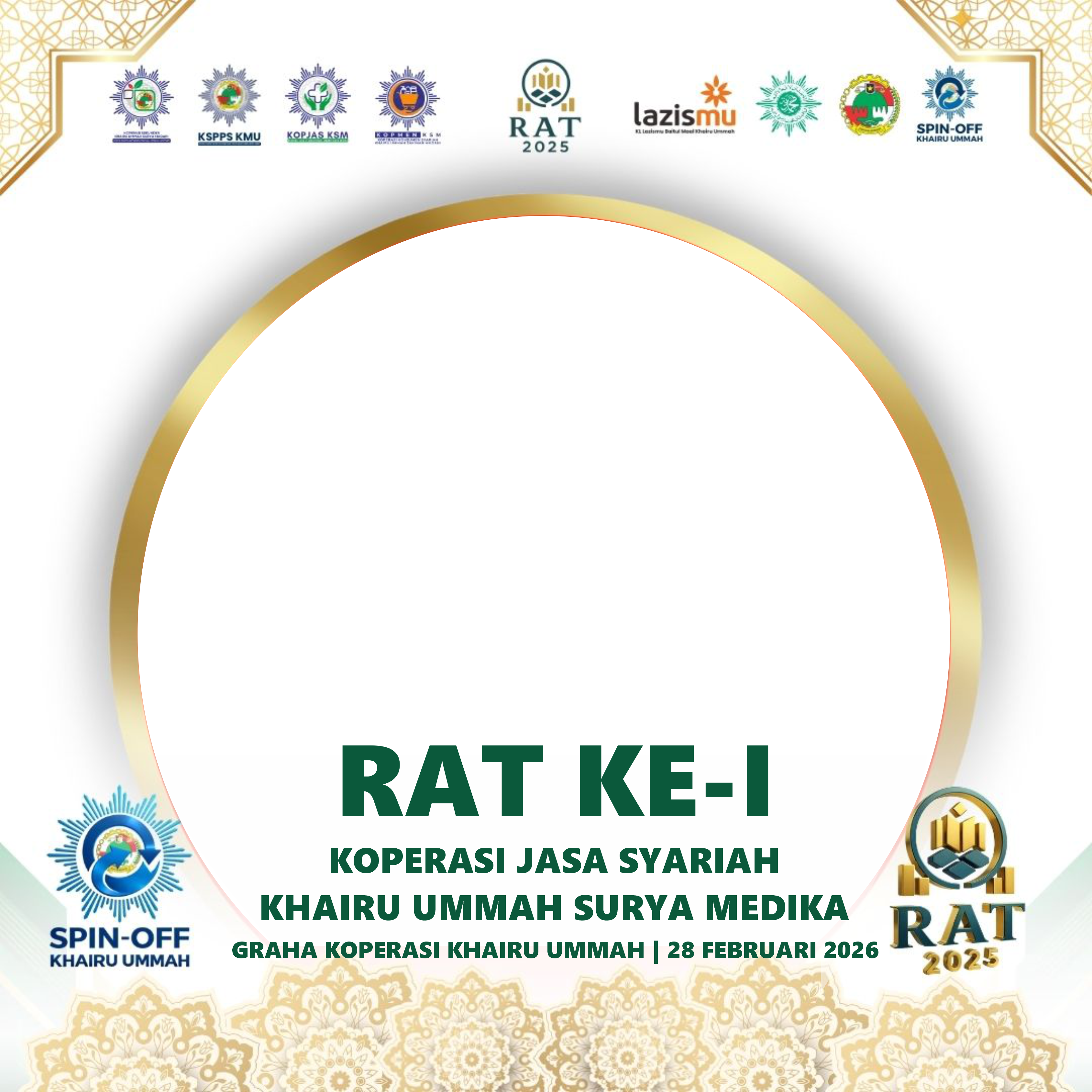 RAT KE-1 KOPJAS KHAIRU UMMAH SURYA MEDIKATwibbon Tanpa Watermark