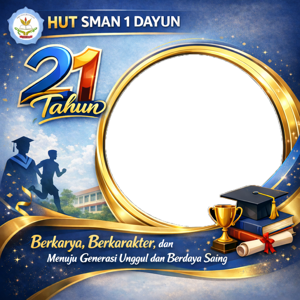 21 Tahun SMAN 1 DAYUNTwibbon Tanpa Watermark