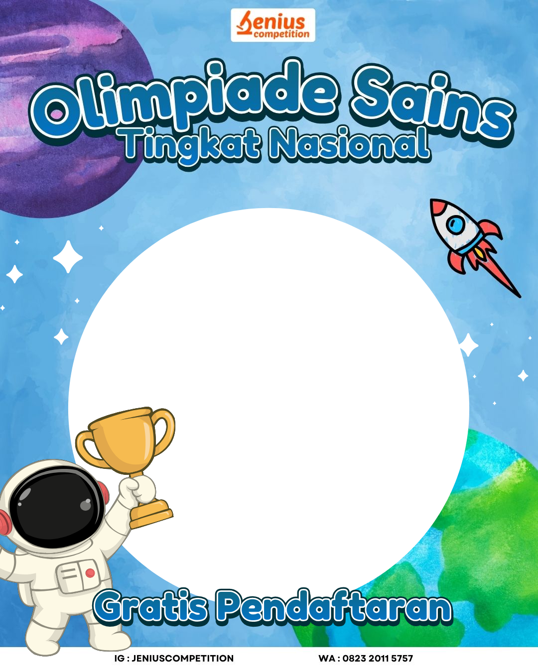 OLIMPIADE SAINS TINGKAT NASIONAL (OSTN)Twibbon Tanpa Watermark