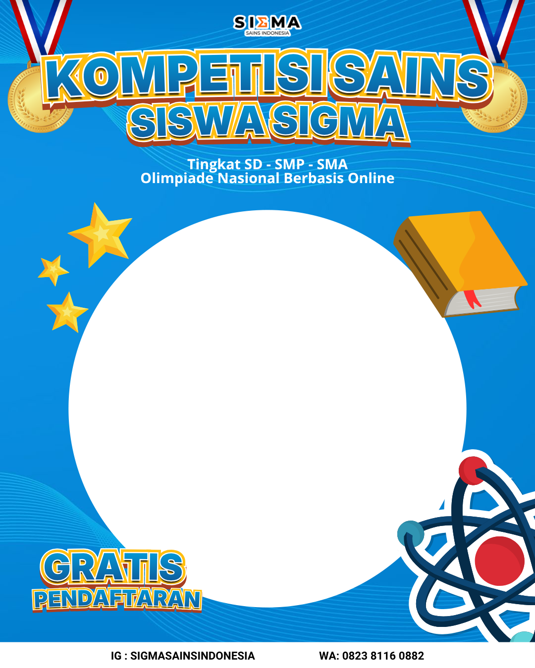 TWIBBON KOMPETISI SAINS SISWA SIGMATwibbon Tanpa Watermark