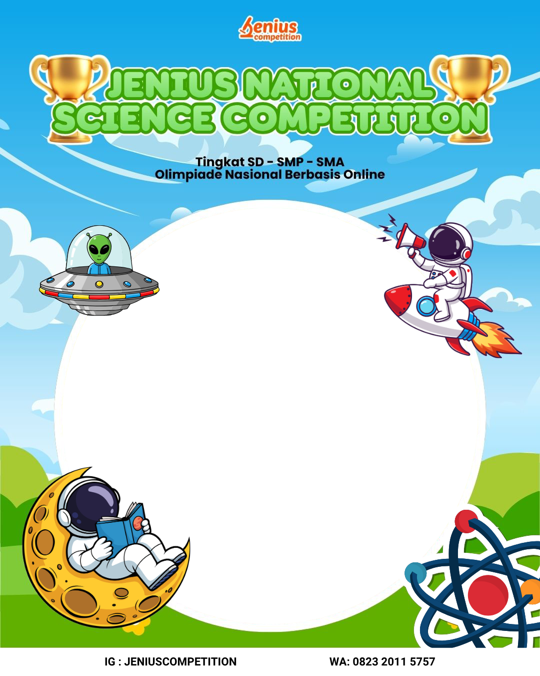 JENIUS NATIONAL SCIENCE COMPETITIONTwibbon Tanpa Watermark