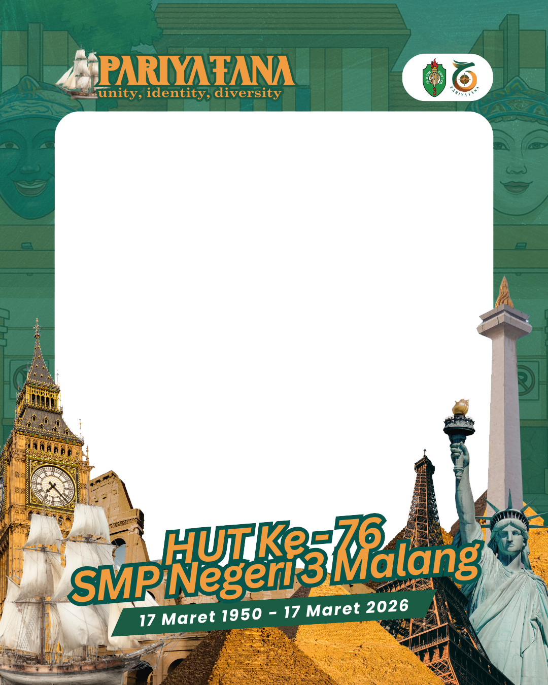 HUT Ke-76 SMPN 3 MalangTwibbon Tanpa Watermark