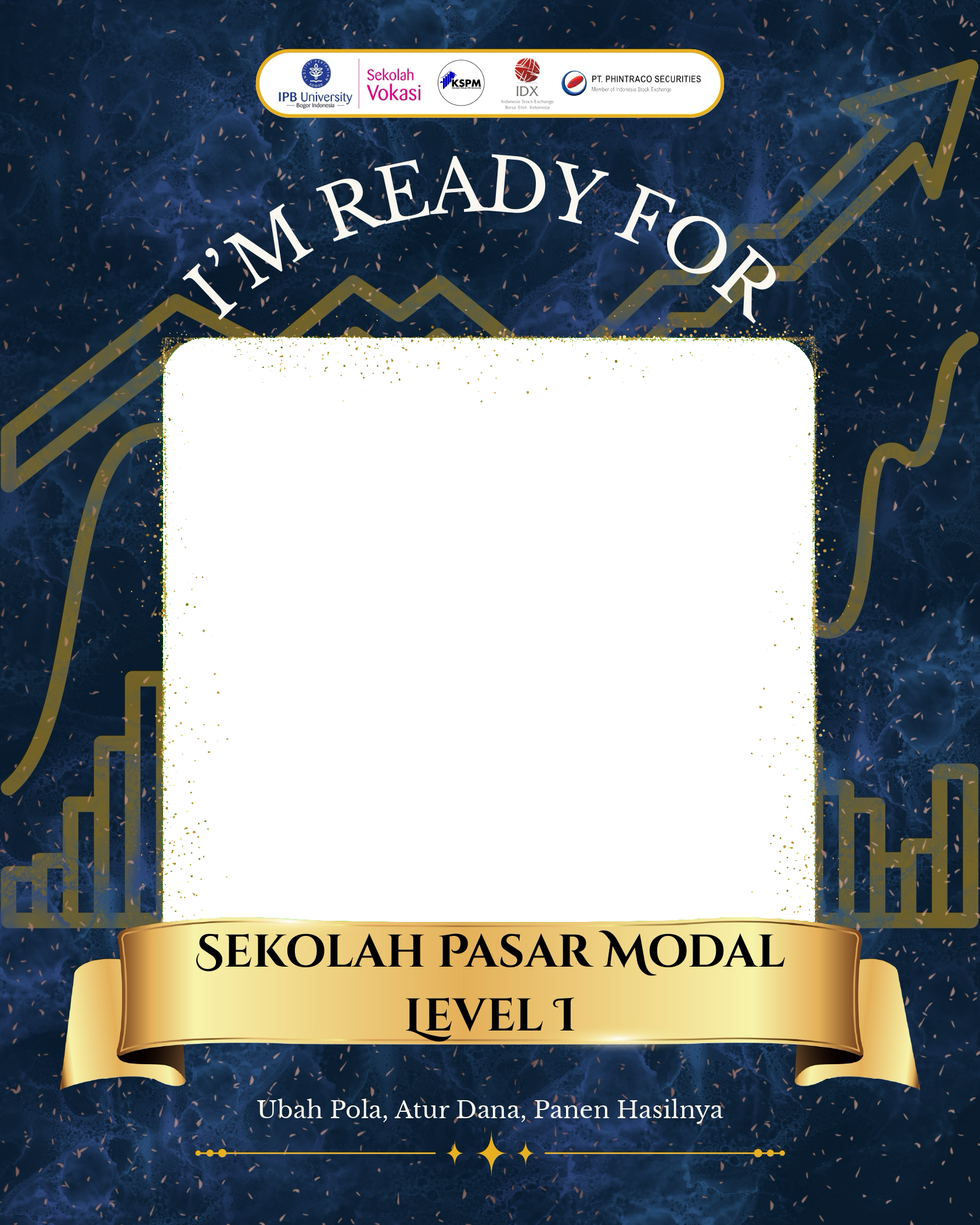 Sekolah Pasar Modal Level 1Twibbon Tanpa Watermark