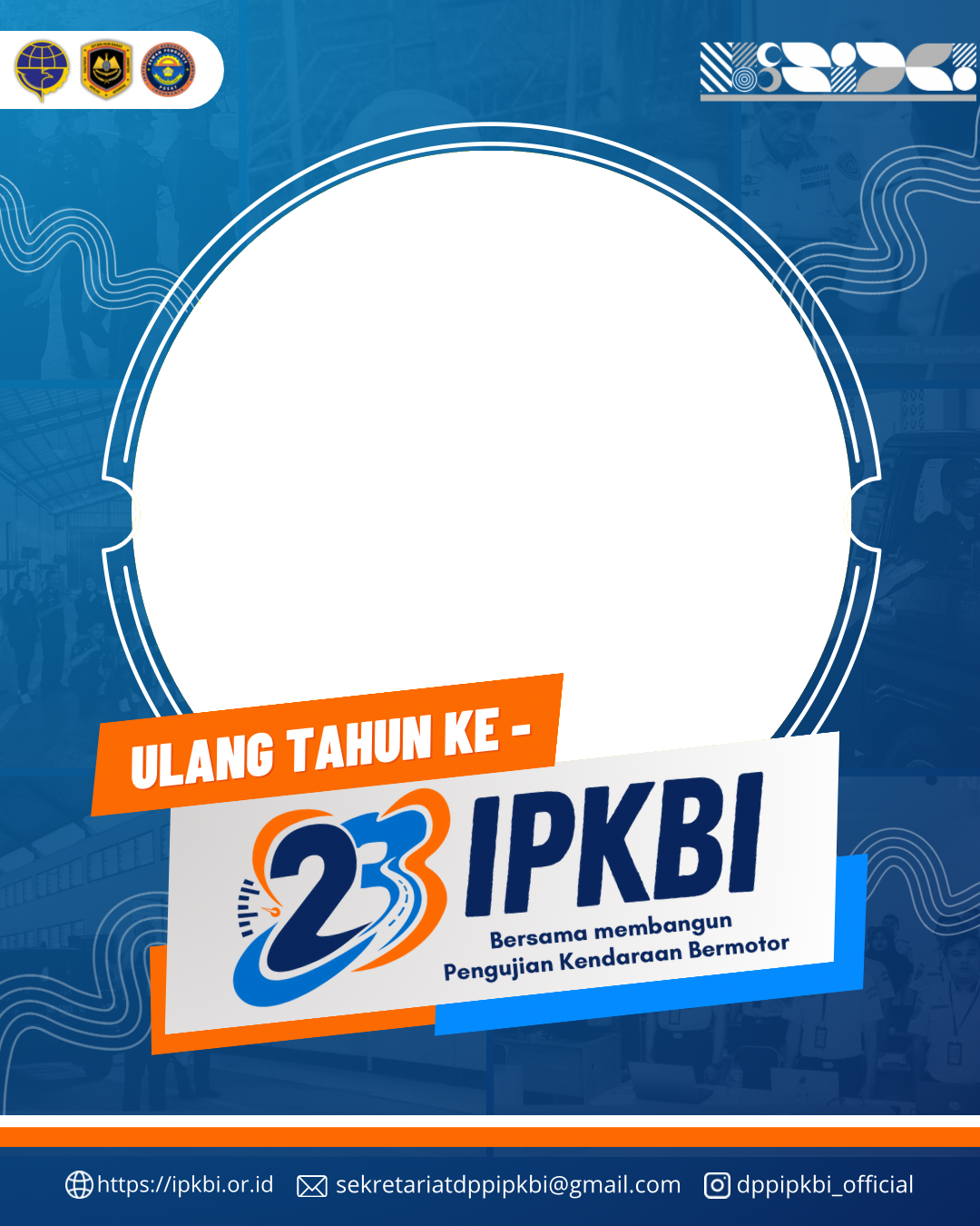 HUT IPKBI ke 23Twibbon Tanpa Watermark