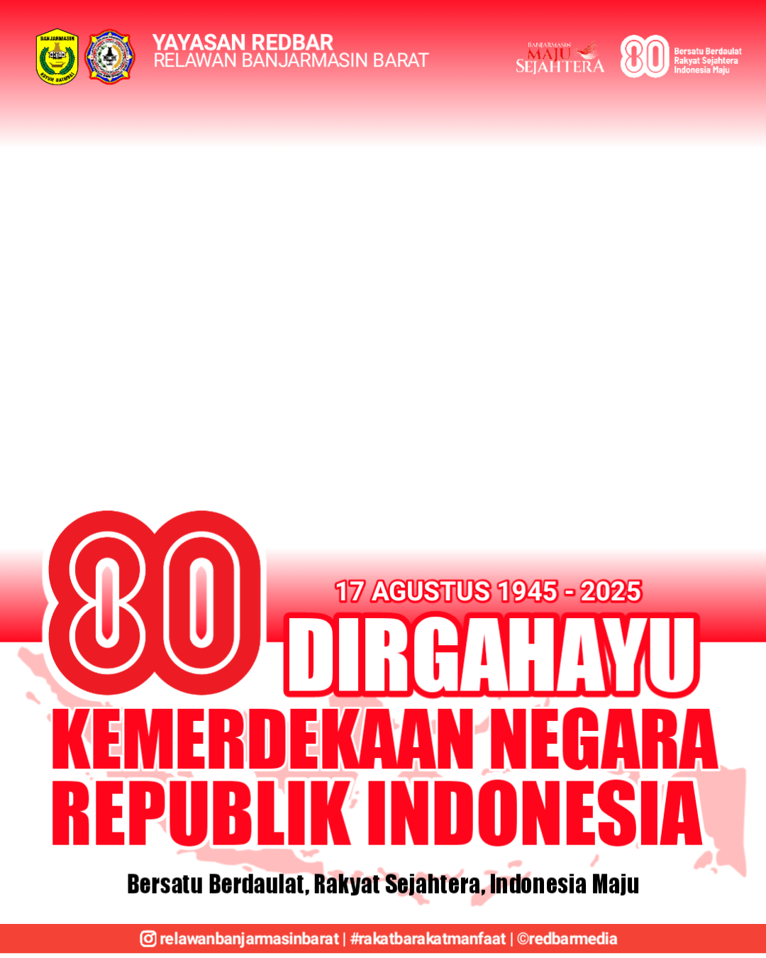HIT 80 RI (REDBAR)Twibbon Tanpa Watermark