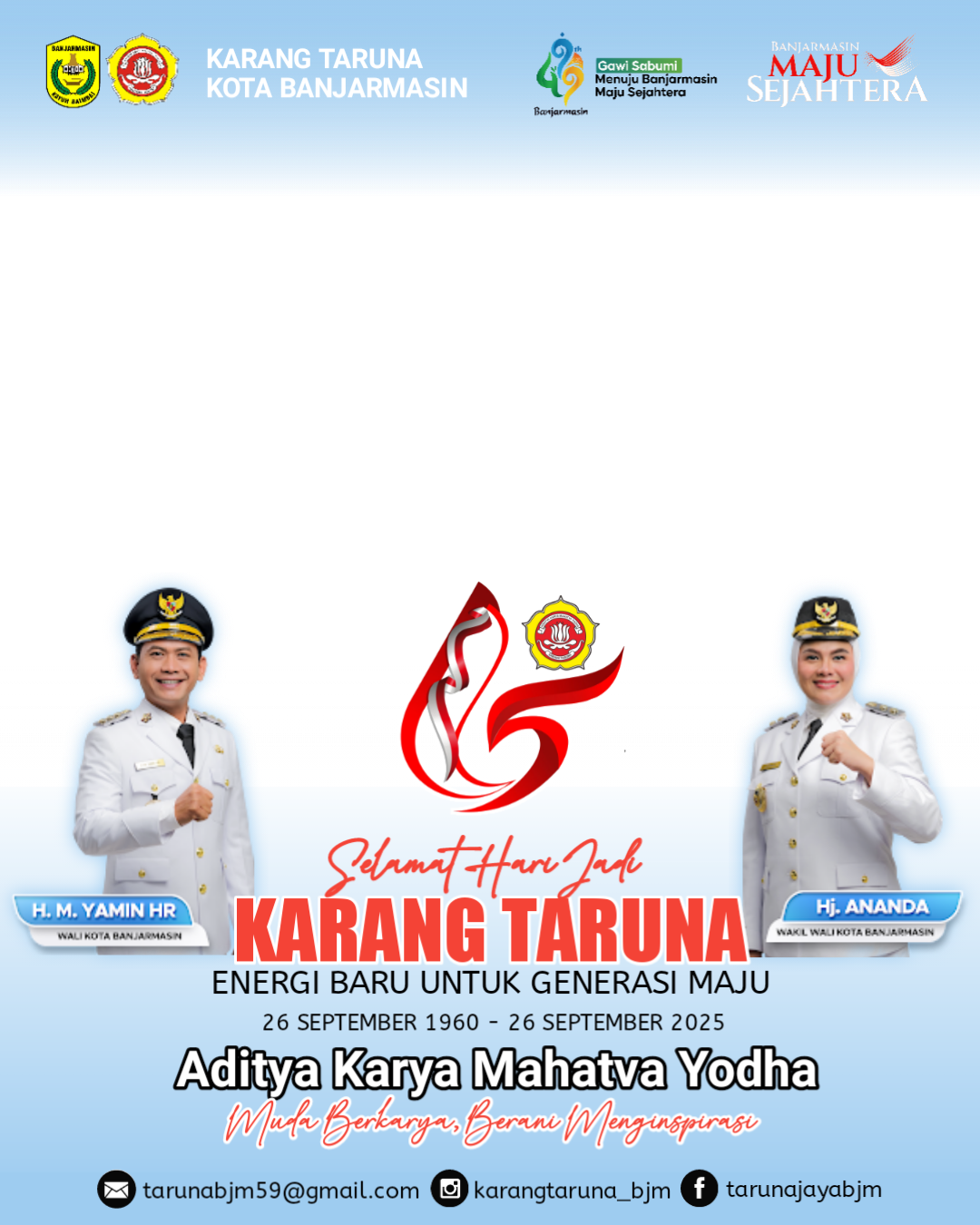 HUT KT KE 65 #BJMTwibbon Tanpa Watermark