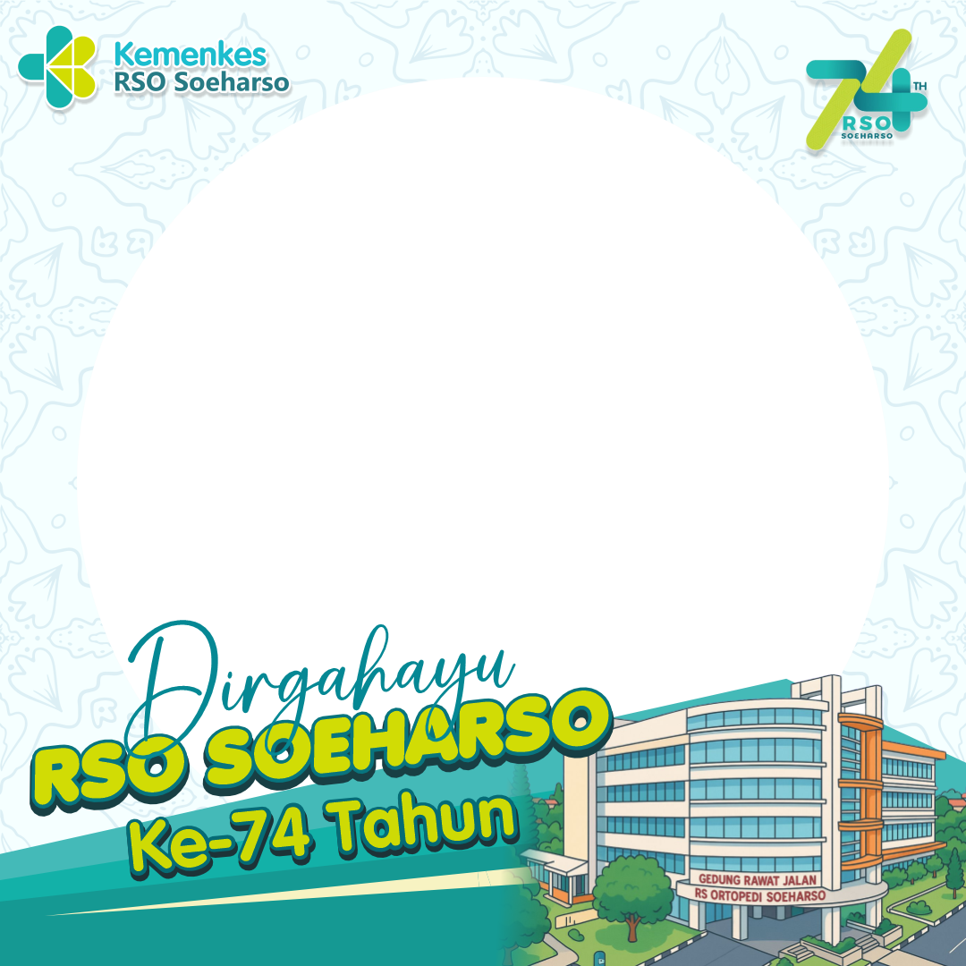 Dirgahayu HUT RSO Ke-74 Tahun 2025Twibbon Tanpa Watermark