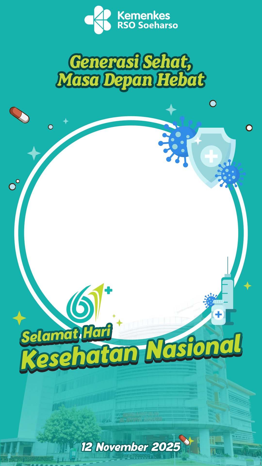 Meriahkan Kesehatan NasionalTwibbon Tanpa Watermark