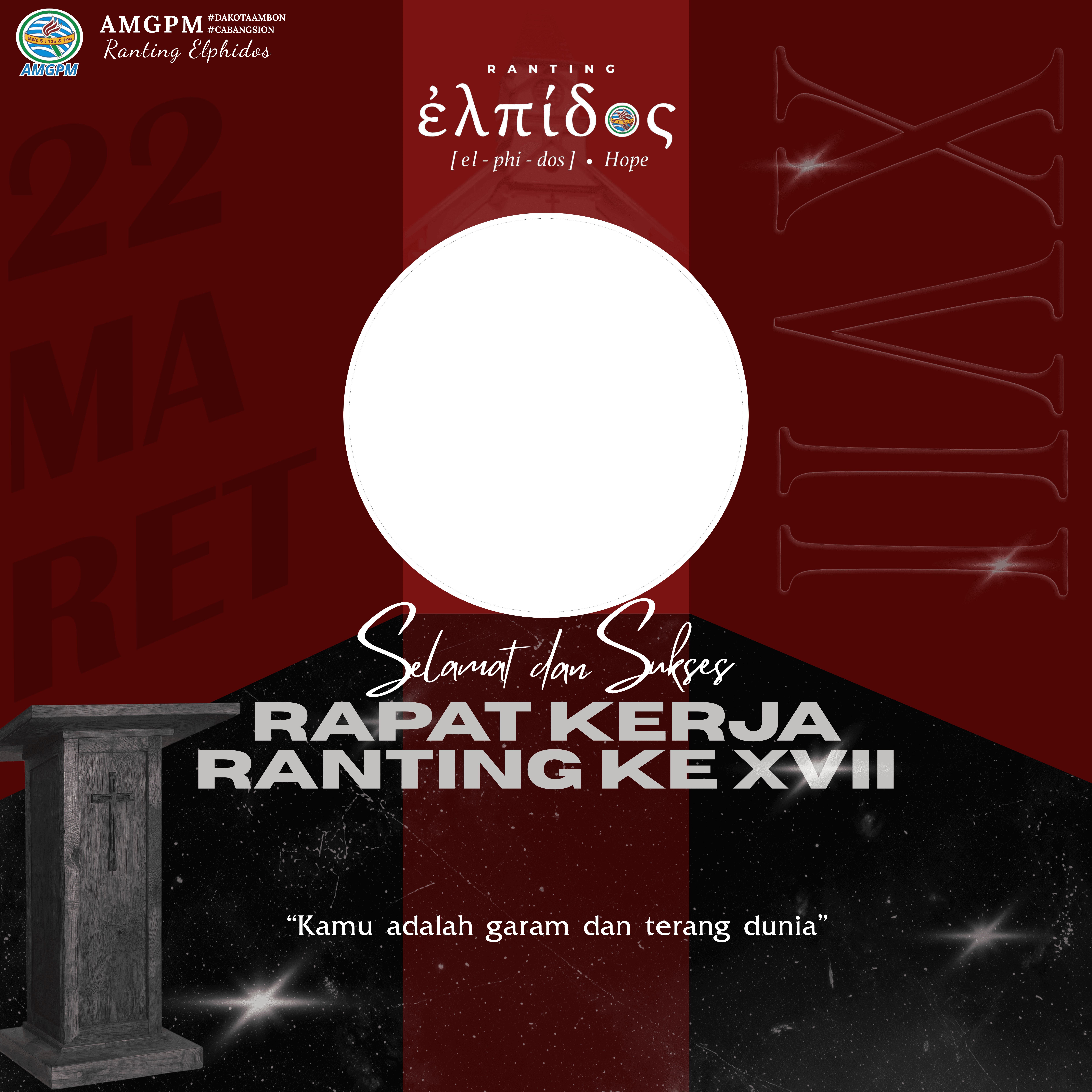 TWIBBON RAPAT KERJA RANTING ELPHIDOSTwibbon Tanpa Watermark