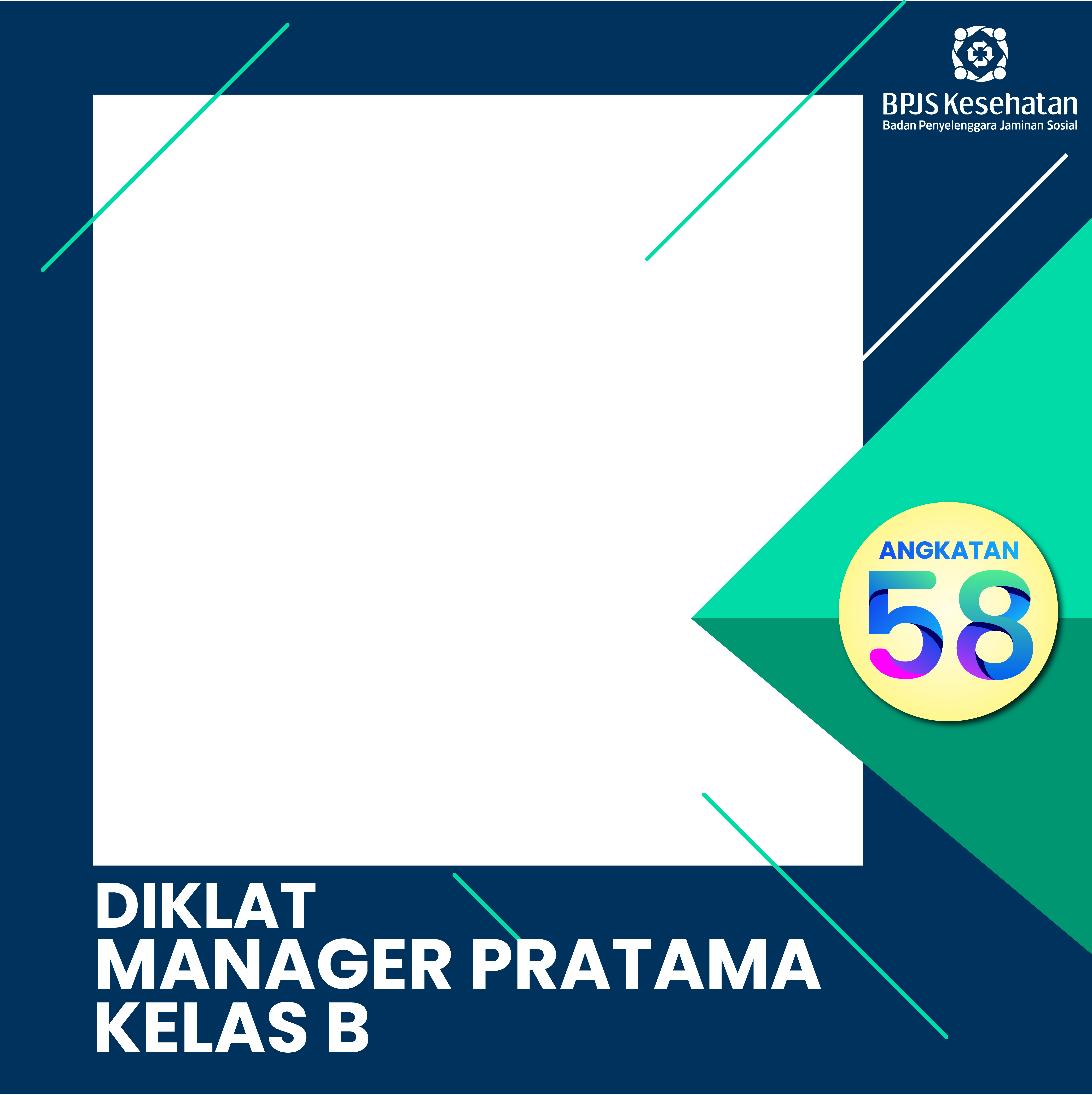 DIKLAT MANAGER PRATAMA 58Twibbon Tanpa Watermark