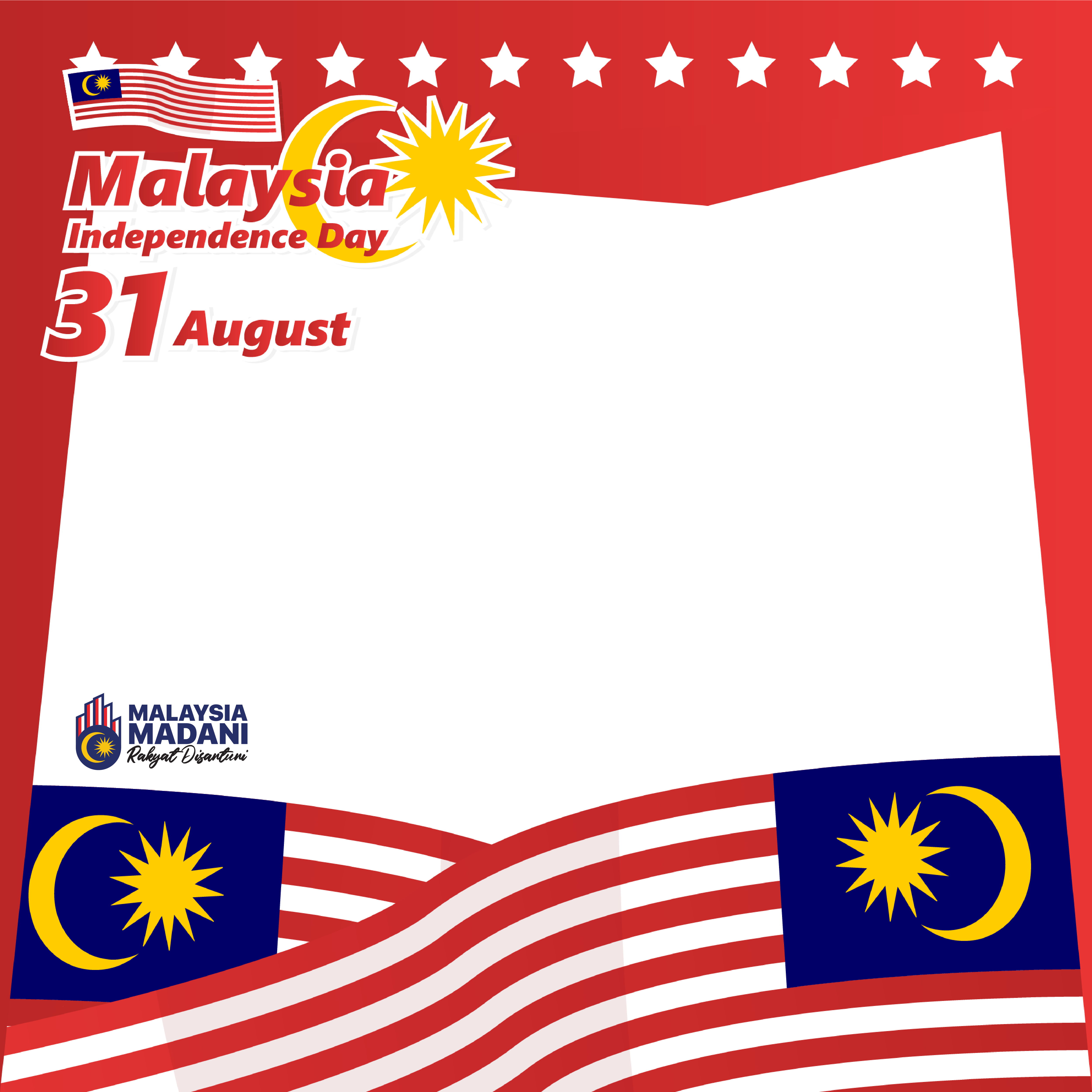 Twibbon Malaysia Independen DayTwibbon Tanpa Watermark