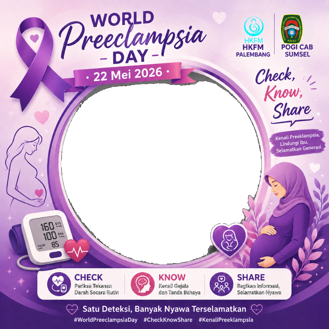 World Preeclampsia Day 2026 PalembangTwibbon Tanpa Watermark