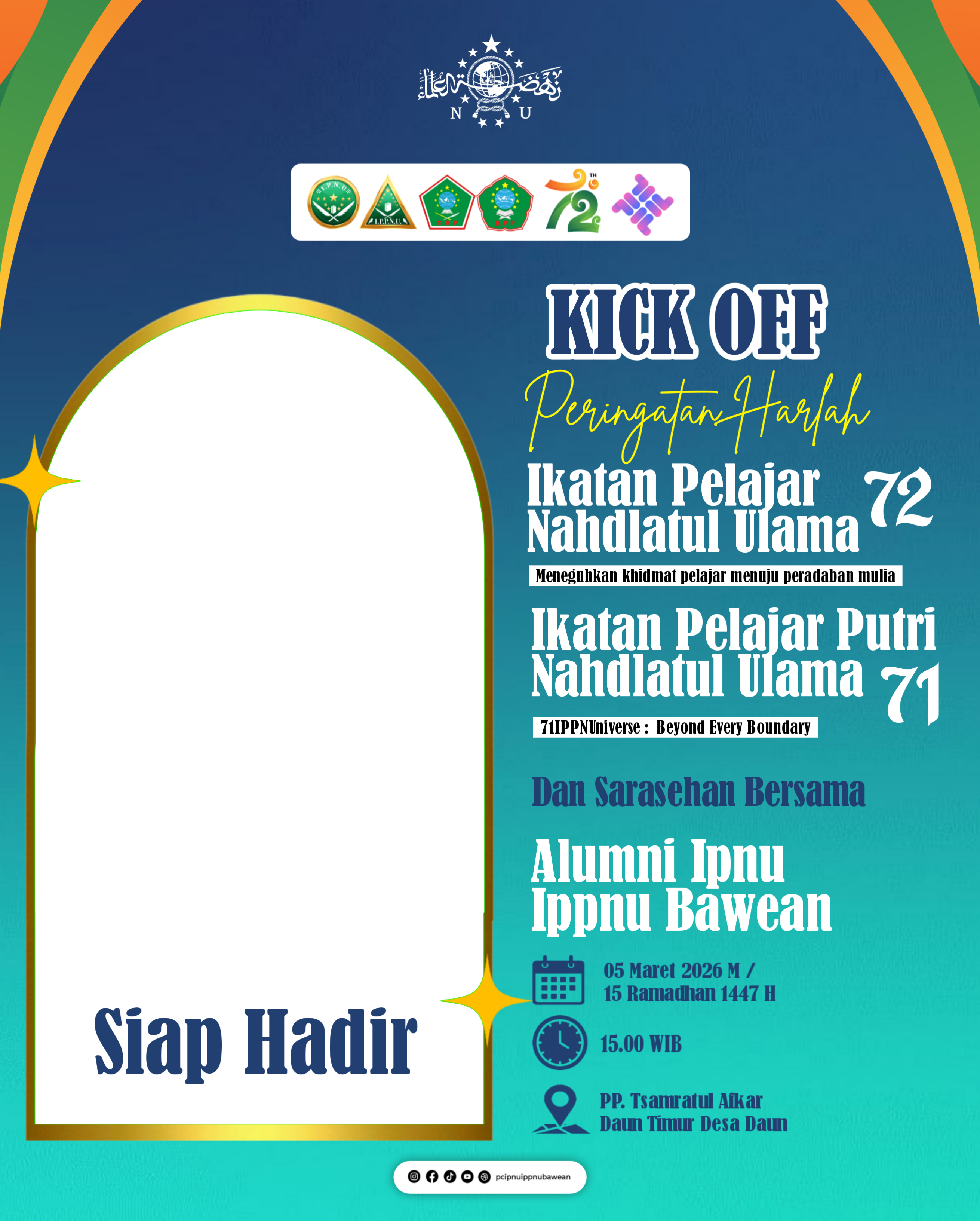 Siap Hadir Peringatan HarlahTwibbon Tanpa Watermark