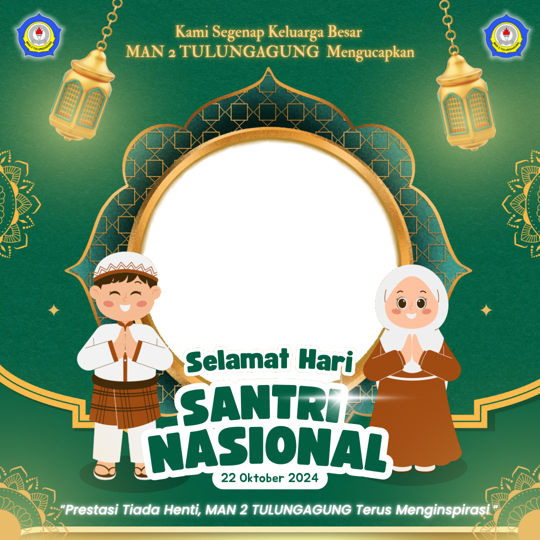 HARI SANTRI 2025Twibbon Tanpa Watermark