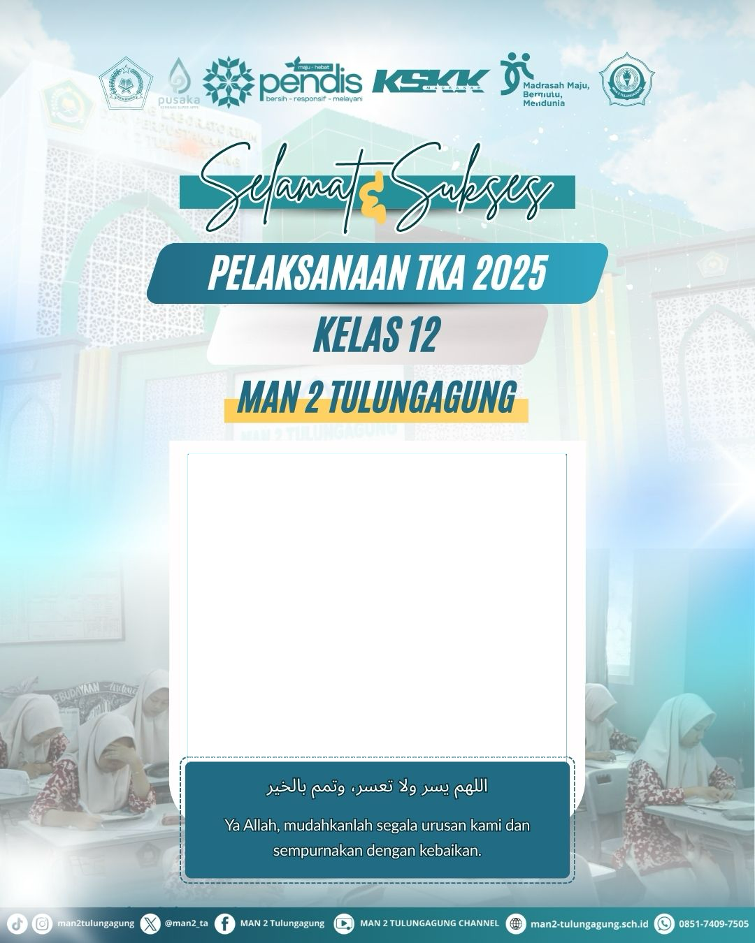 SUKSES TKA 2025Twibbon Tanpa Watermark
