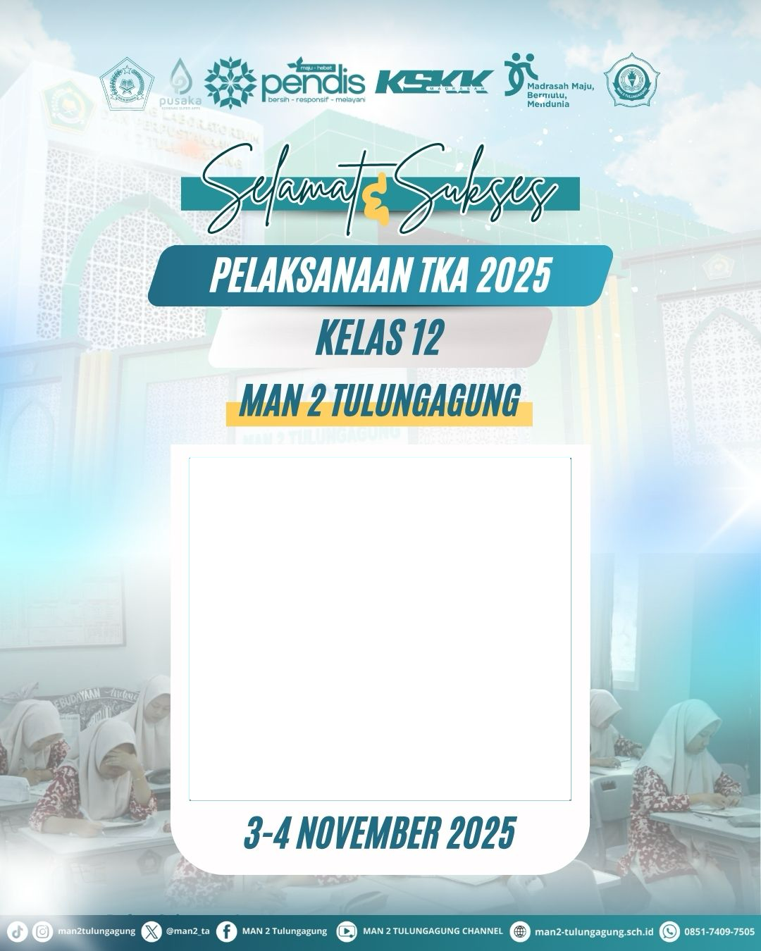 SUKSES TKA 2025Twibbon Tanpa Watermark