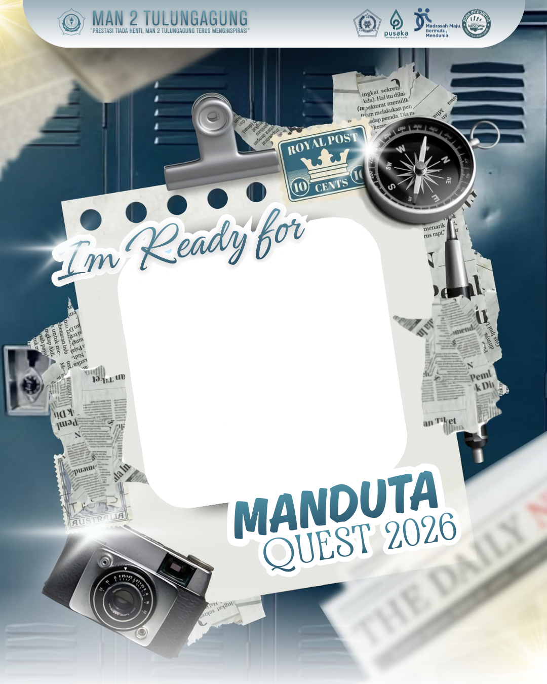 MANDUTA QUEST 2026Twibbon Tanpa Watermark