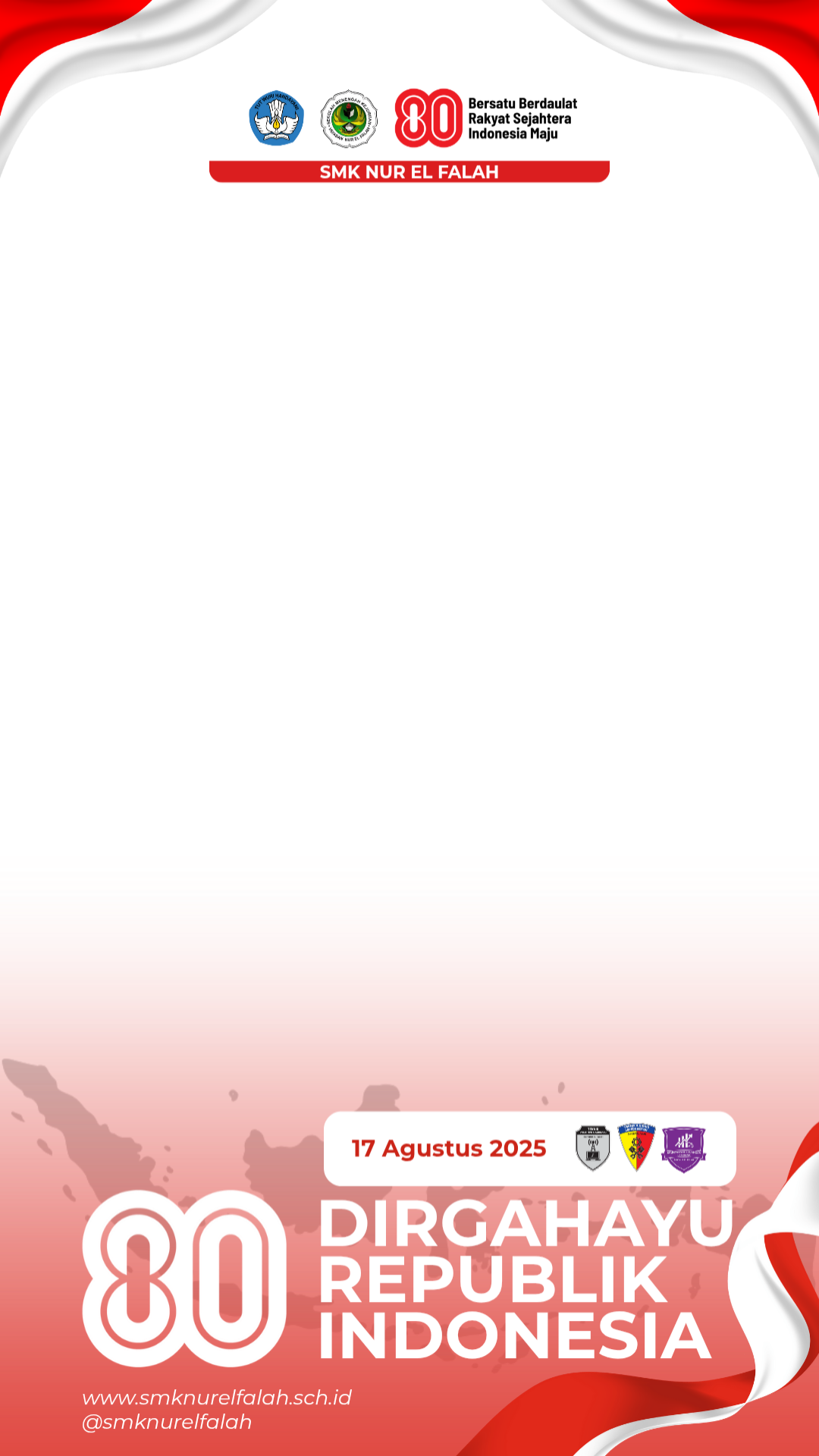 HUT RI ke 80Twibbon Tanpa Watermark