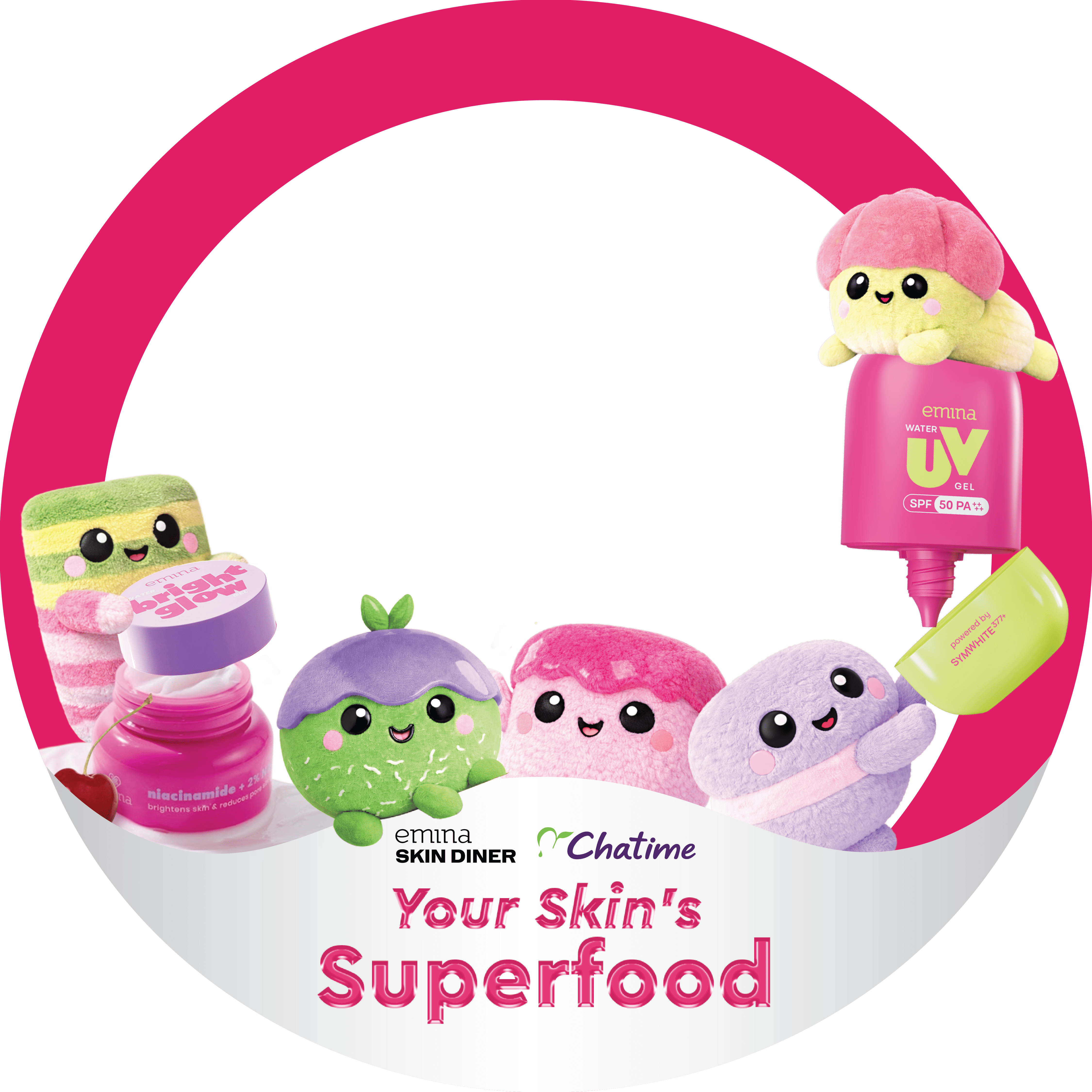 Emina Skin Diner x Chatime 2026Twibbon Tanpa Watermark