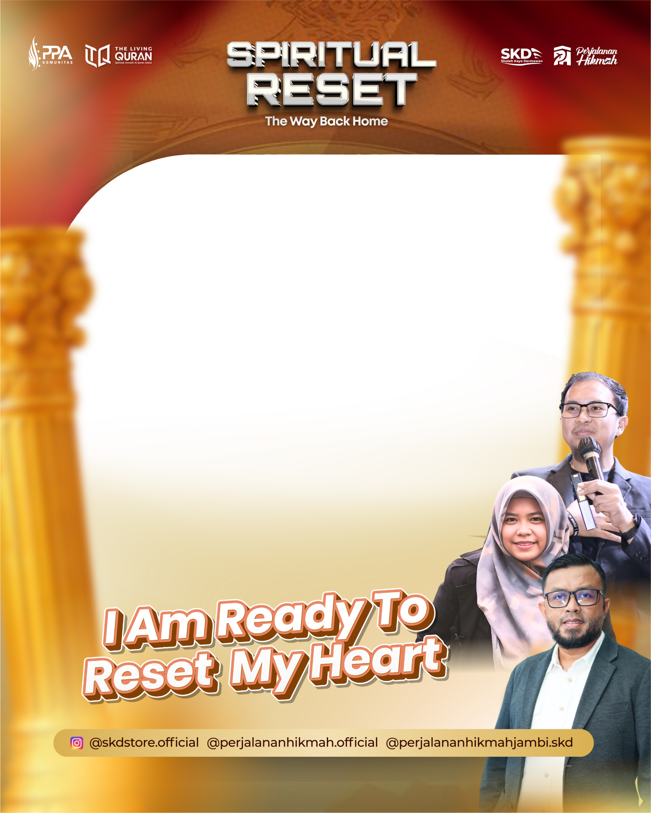 Spiritual ResetTwibbon Tanpa Watermark