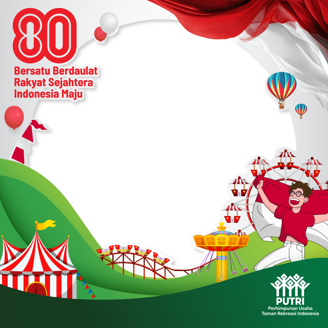 PUTRI 17 AGUSTUS 2025 MERDEKA!Twibbon Tanpa Watermark