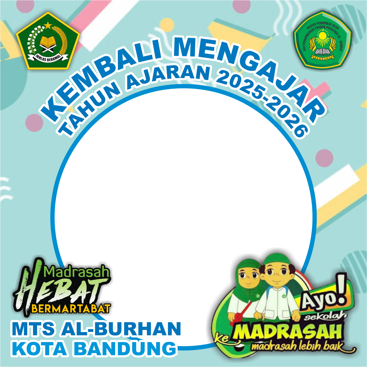 kembali mengajarTwibbon Tanpa Watermark