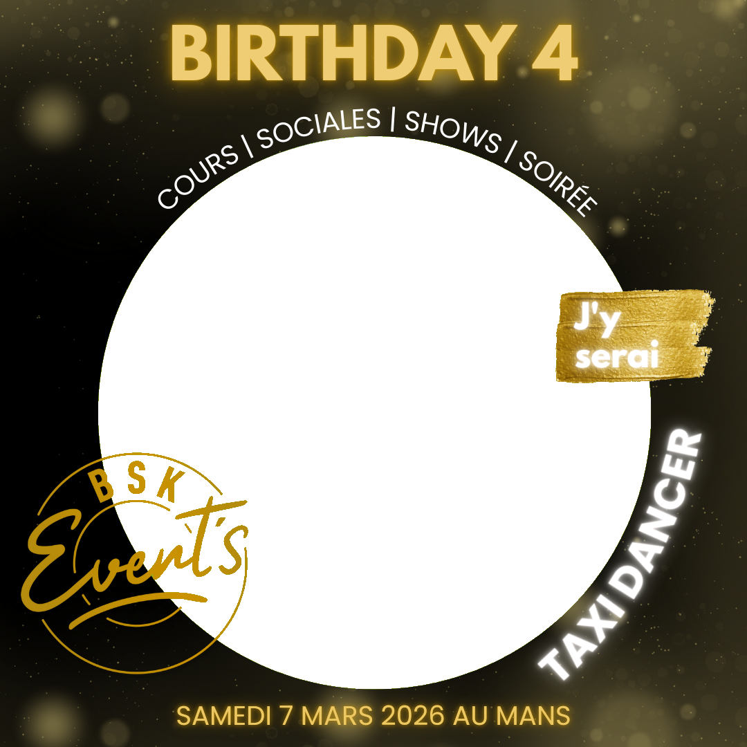 Birthday 4 BSK Event's taxi dancerTwibbon Tanpa Watermark
