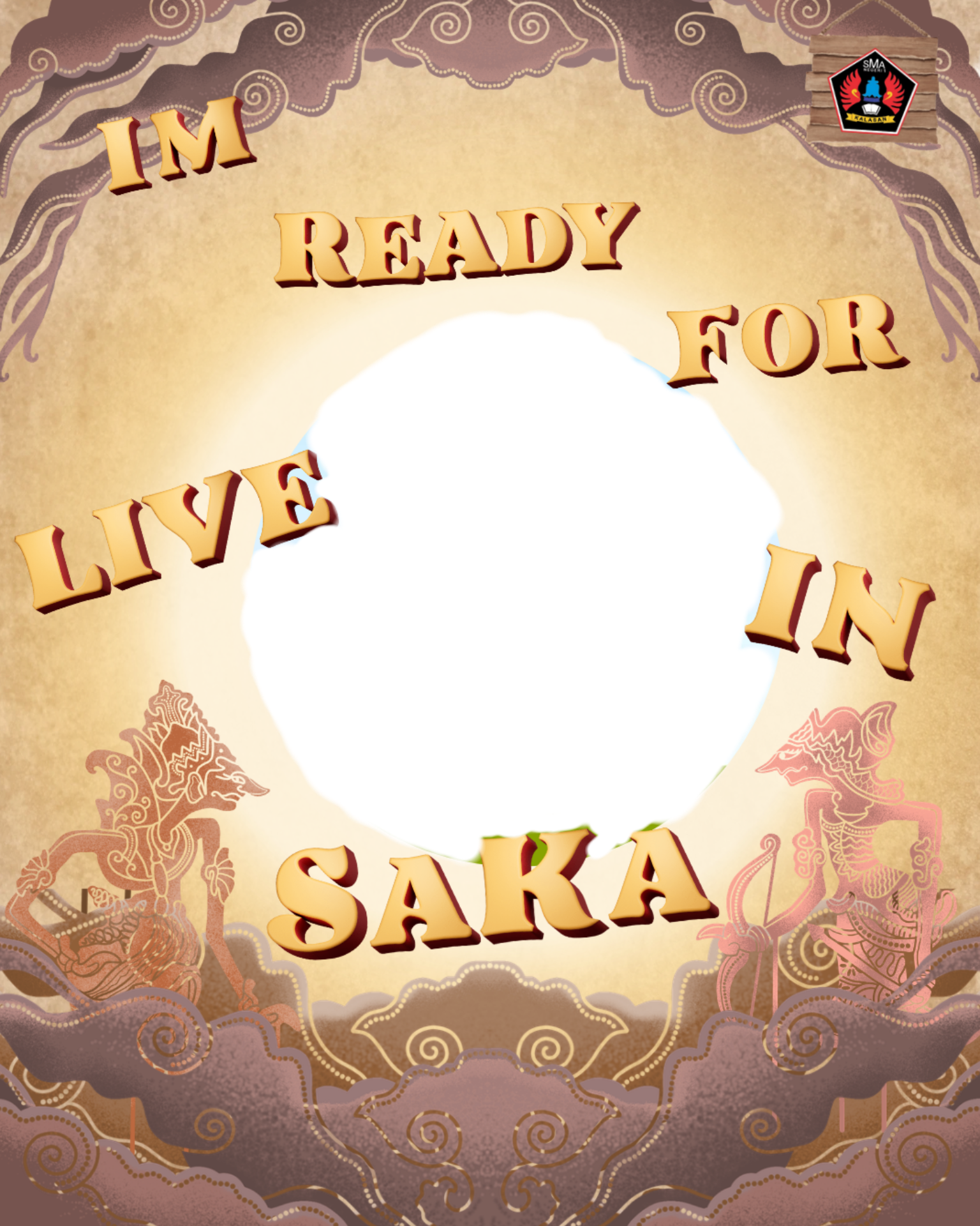 Live in saka 2026Twibbon Tanpa Watermark