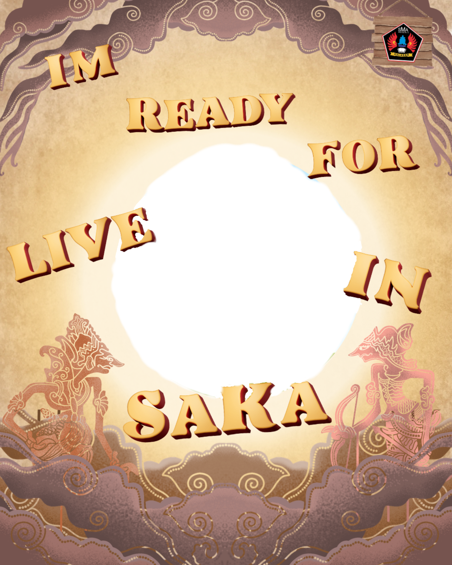 Live in saka 2026Twibbon Tanpa Watermark