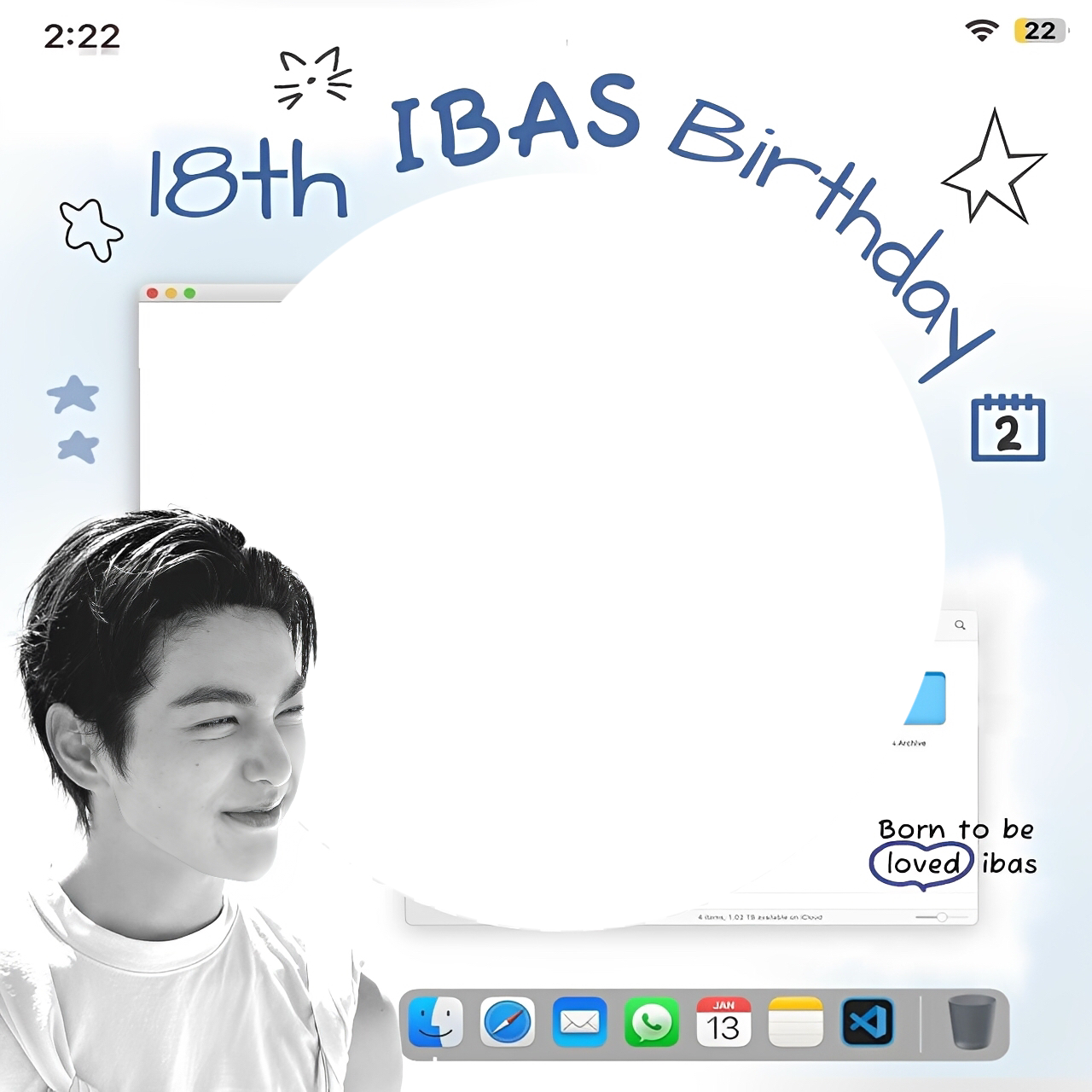 Ibas BirthdayTwibbon Tanpa Watermark