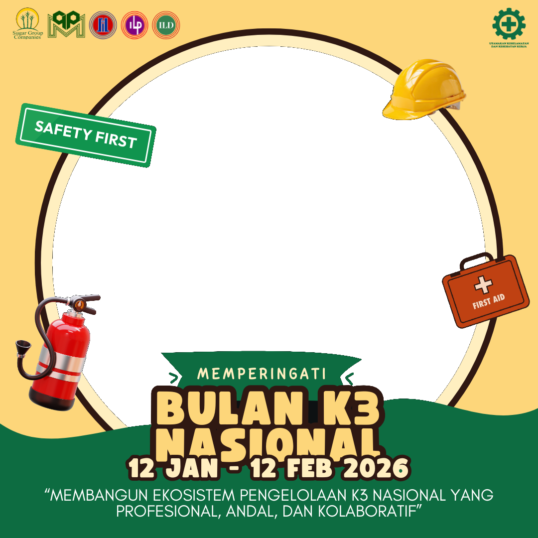 Bulan K3 Nasional Tahun 2026Twibbon Tanpa Watermark
