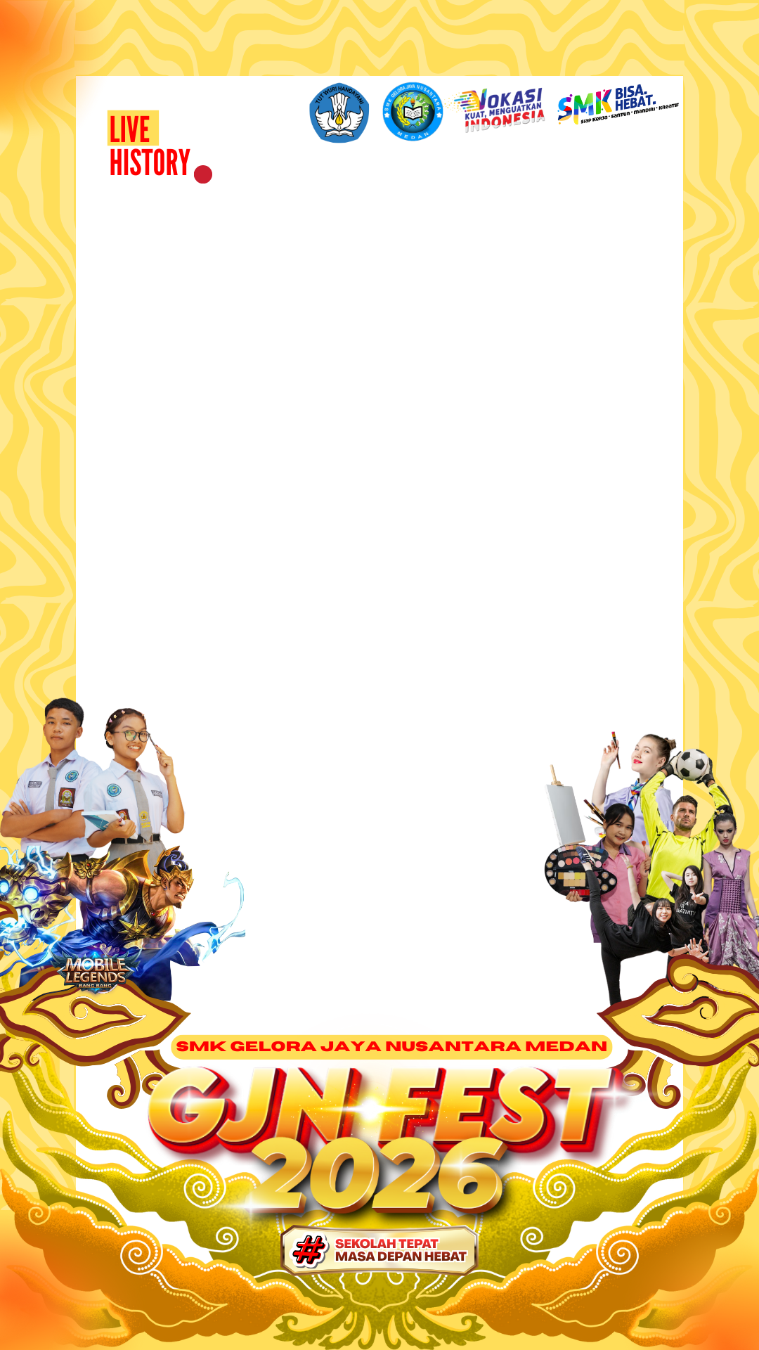 GJN FEST 2026Twibbon Tanpa Watermark