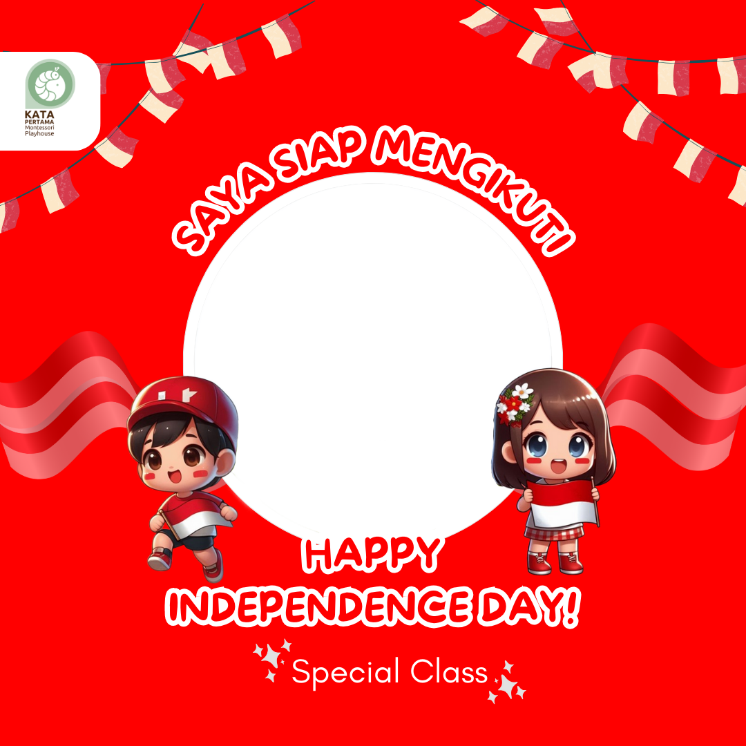 Hari Kemerdekaan di KATA PERTAMATwibbon Tanpa Watermark