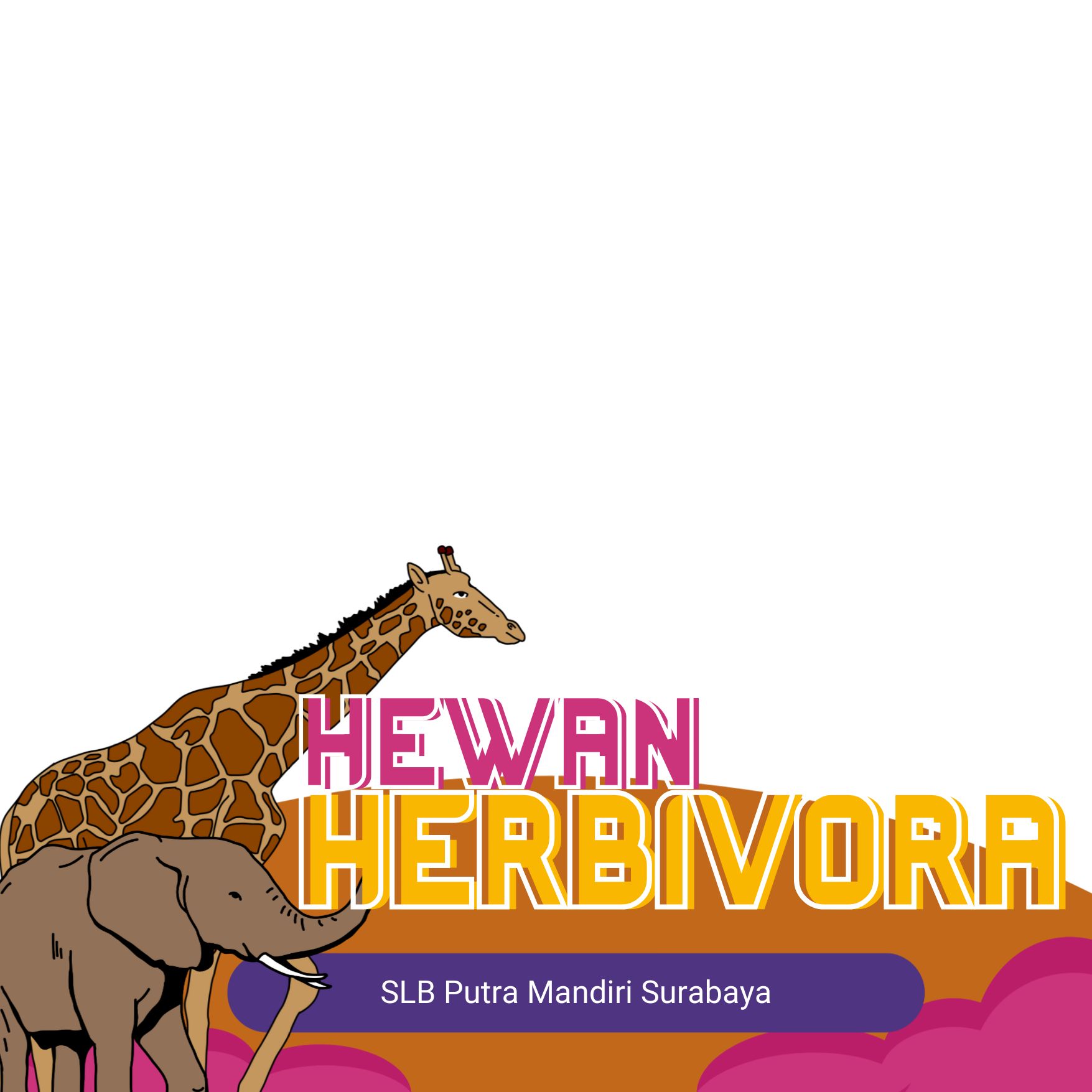Hewan HerbivoraTwibbon Tanpa Watermark