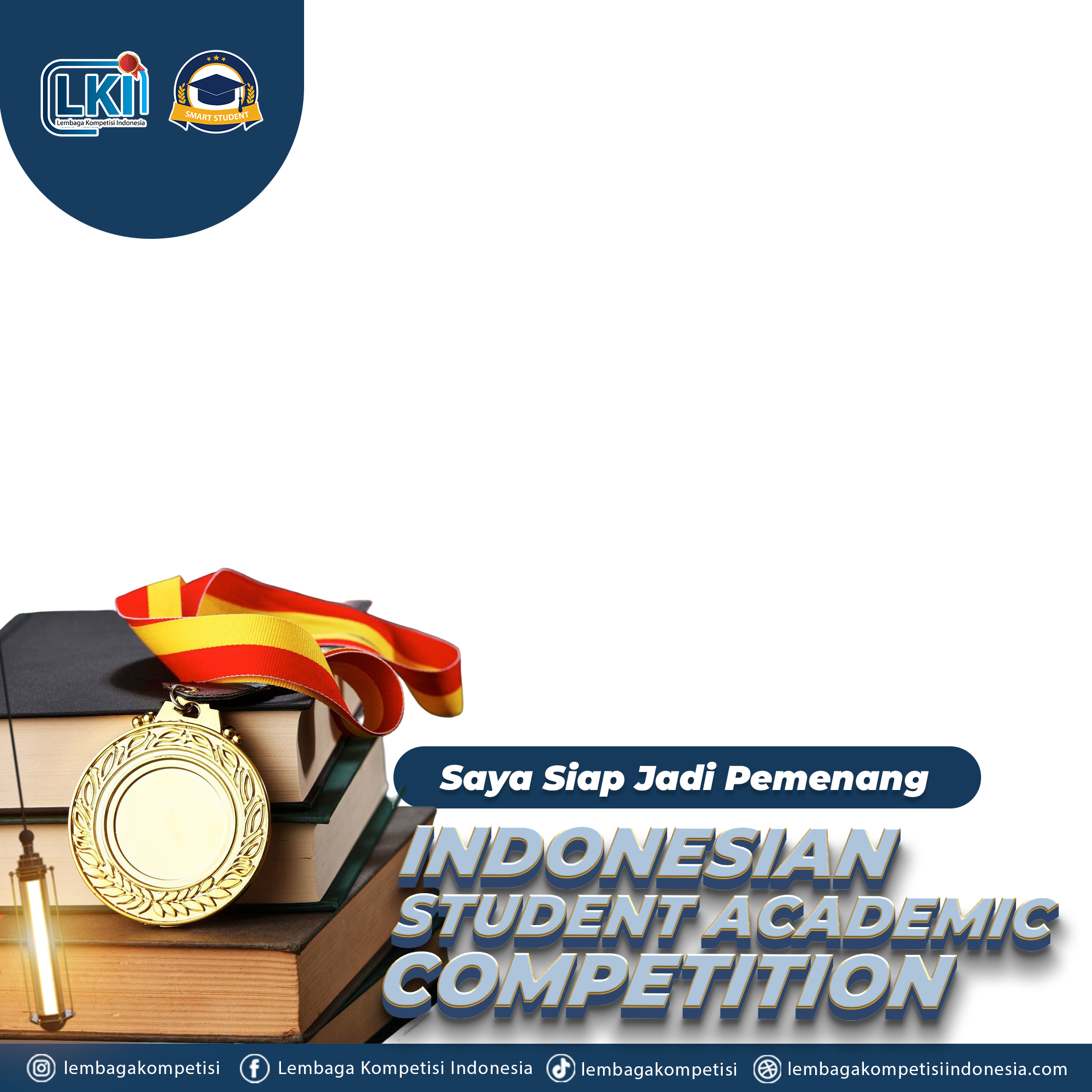 Indonesian Student Academic CompetitionTwibbon Tanpa Watermark