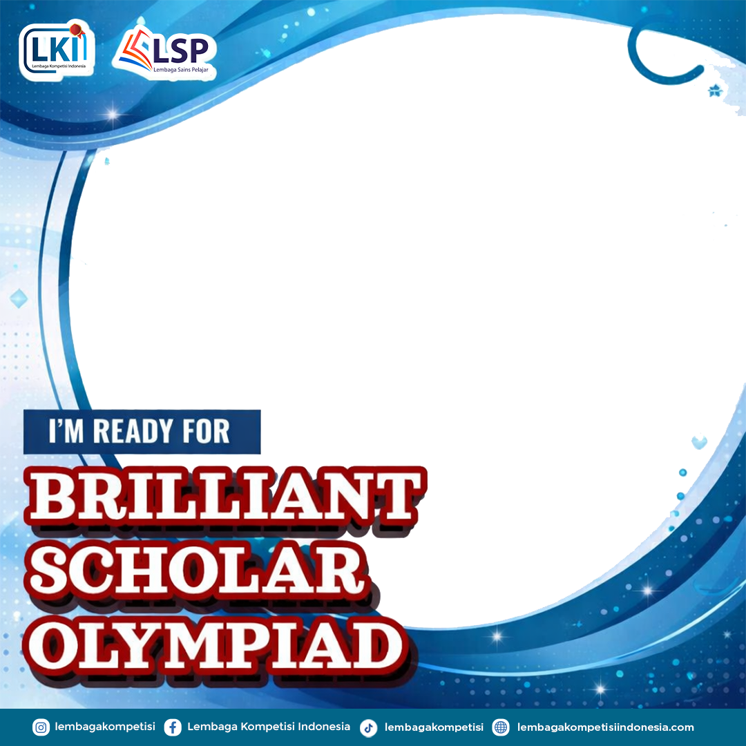 Brilliant Scholar OlympiadTwibbon Tanpa Watermark