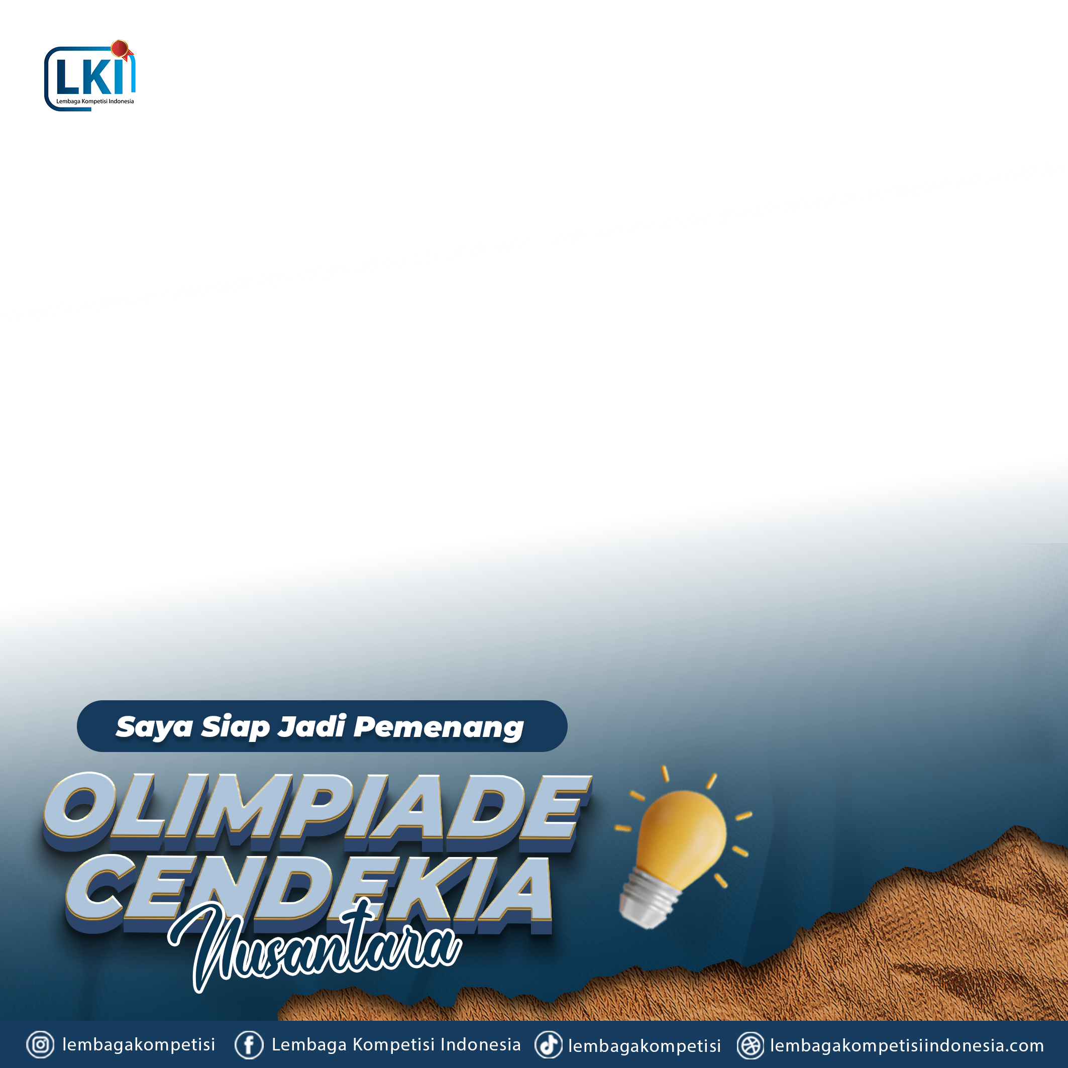 Olimpiade Cendekia NusantaraTwibbon Tanpa Watermark