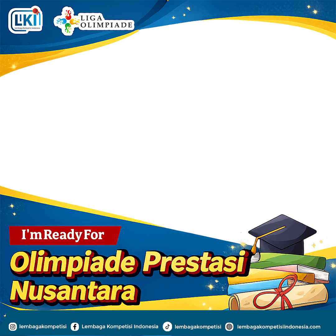 Olimpiade Prestasi NusantaraTwibbon Tanpa Watermark