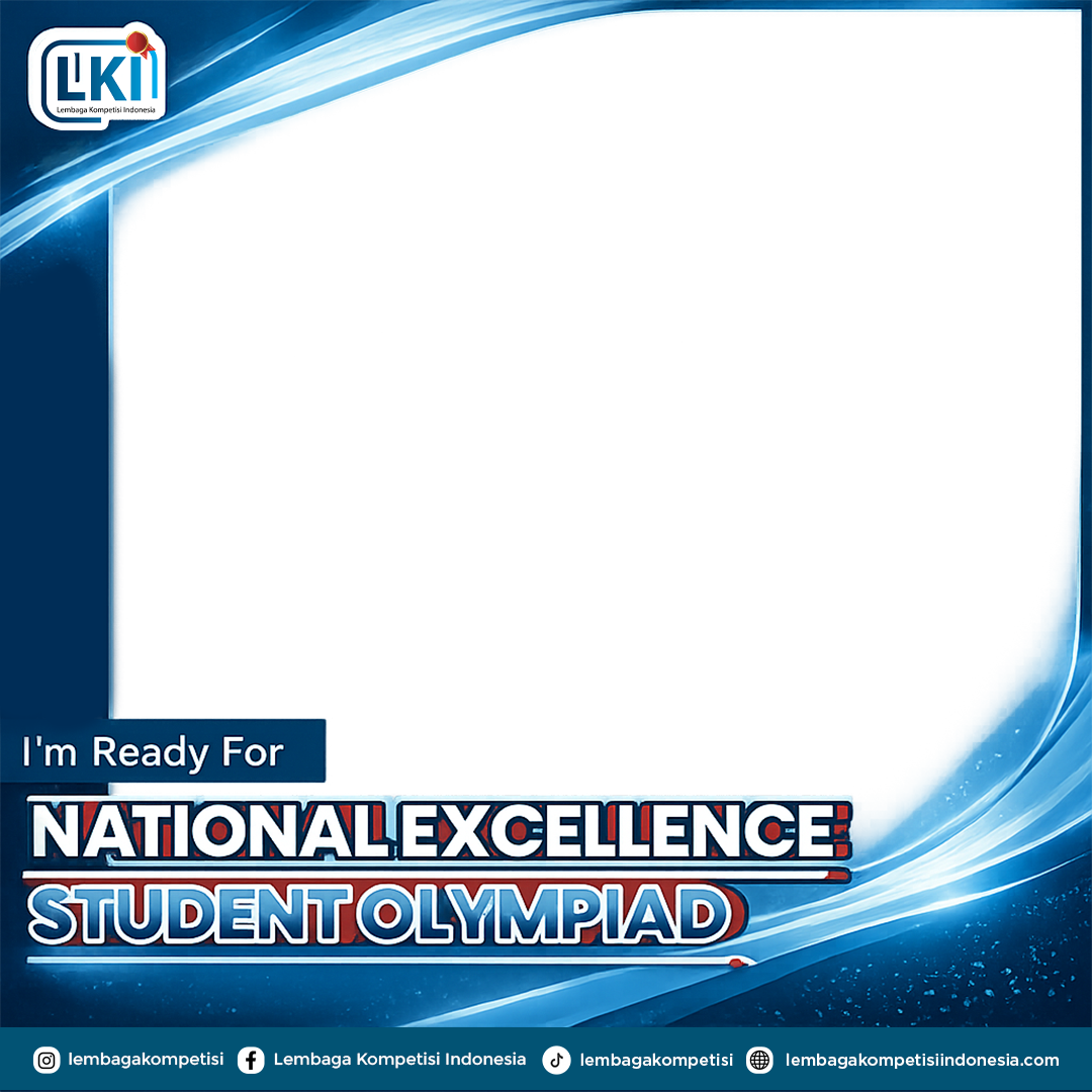 National Excellence Student OlympiadTwibbon Tanpa Watermark