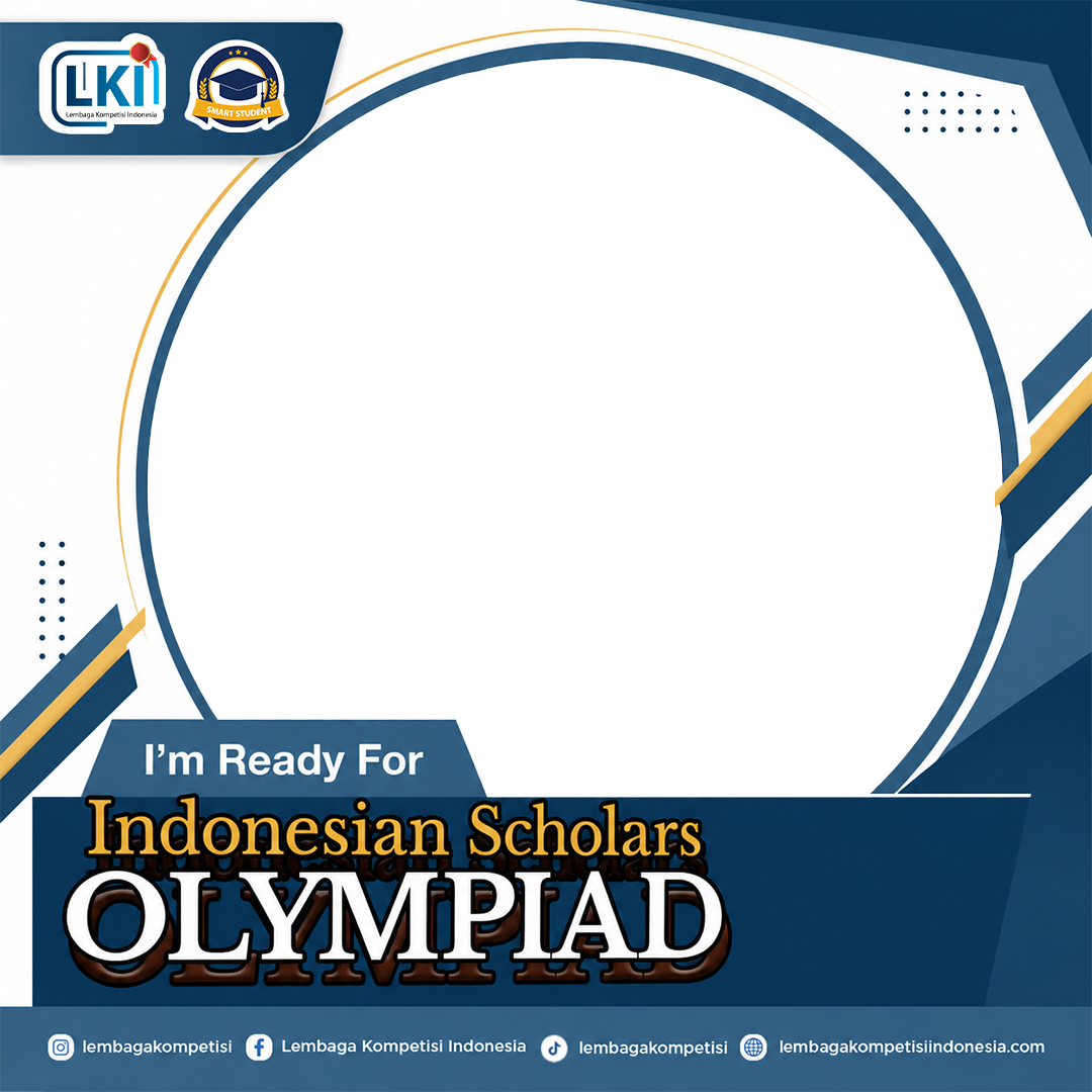 Indonesian Scholars OlympiadTwibbon Tanpa Watermark