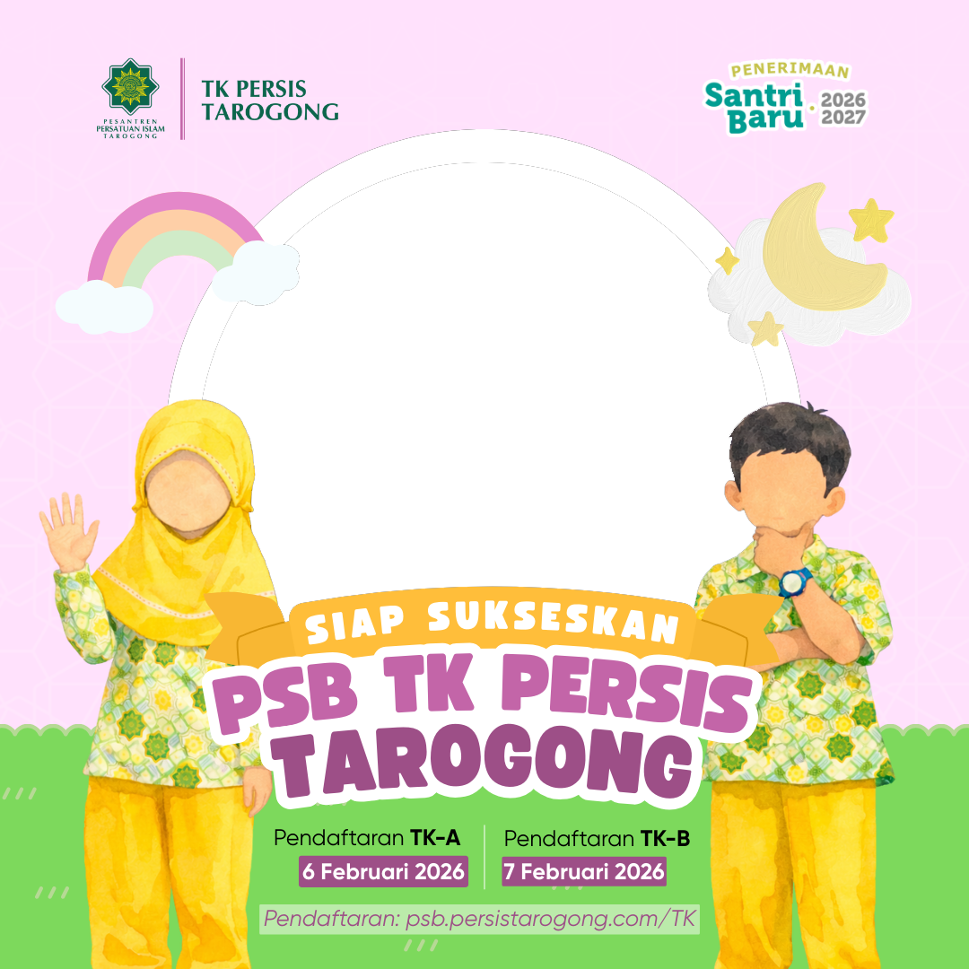 PSB TK PERSIS TAROGONG 26/27Twibbon Tanpa Watermark