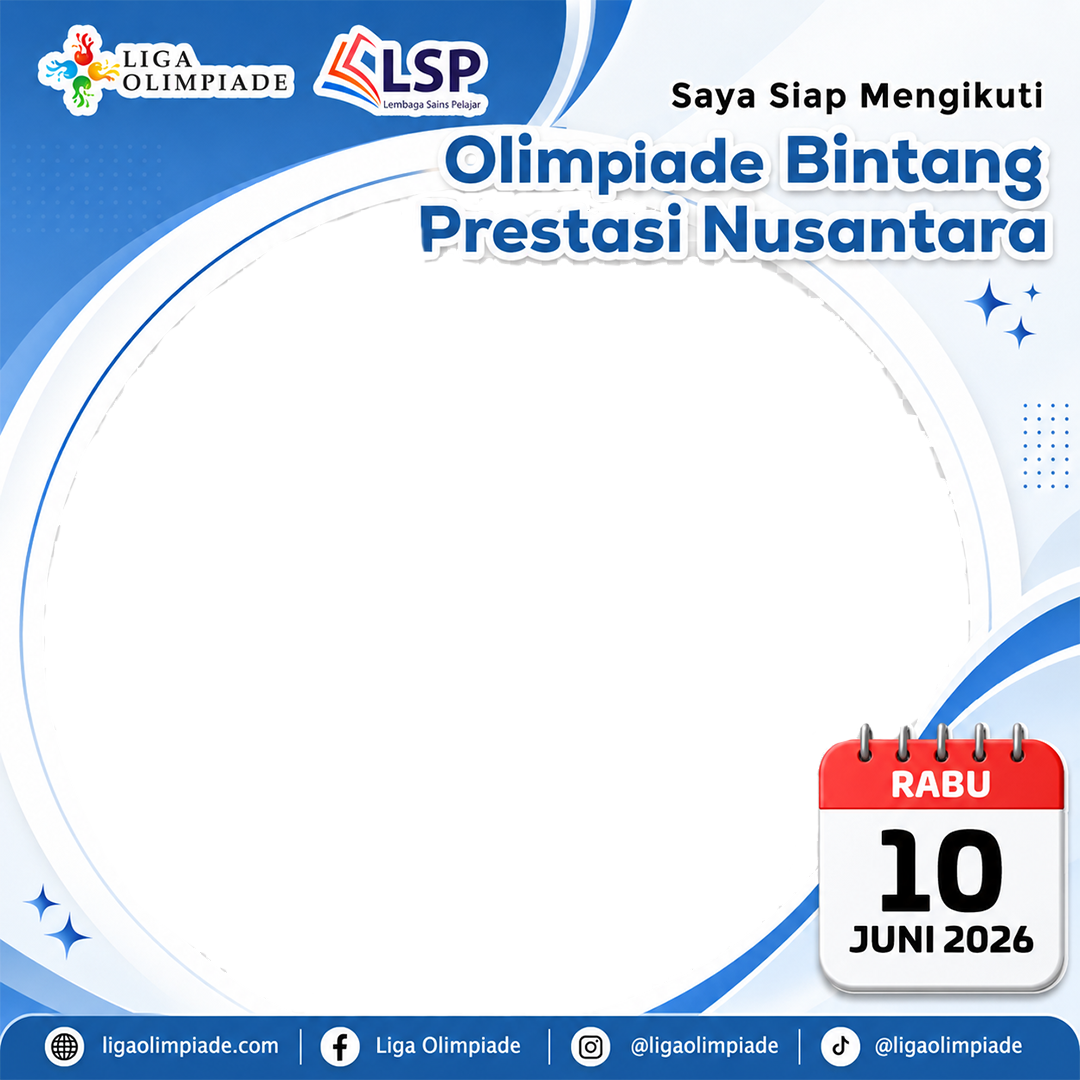 Olimpiade Bintang Prestasi NusantaraTwibbon Tanpa Watermark