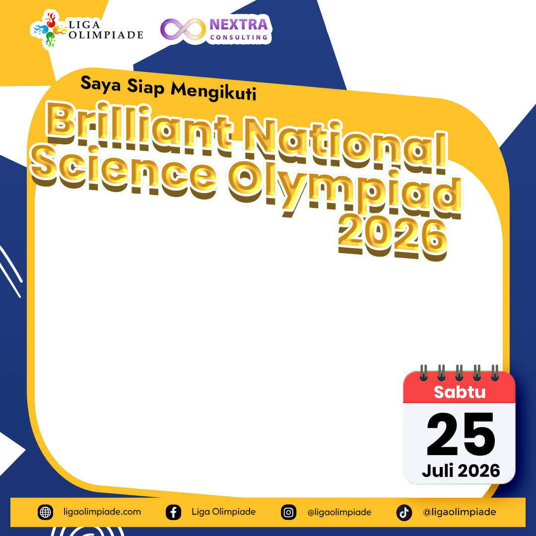 Brilliant National Science Olympiad 2026Twibbon Tanpa Watermark