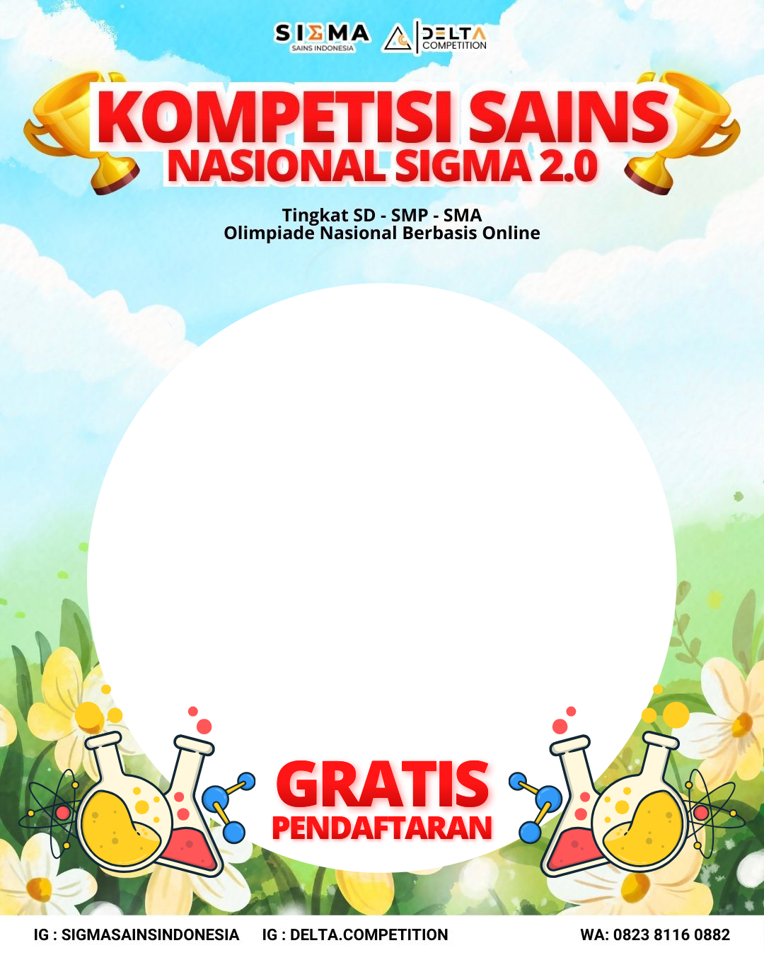 TWIBBON KSNS 2.0Twibbon Tanpa Watermark